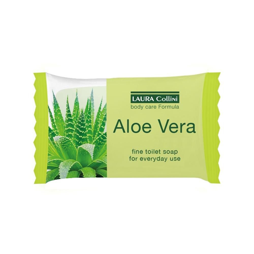 Drogerie a kosmetika - Laura Collini Toaletní mýdlo s Aloe Vera, 90 g