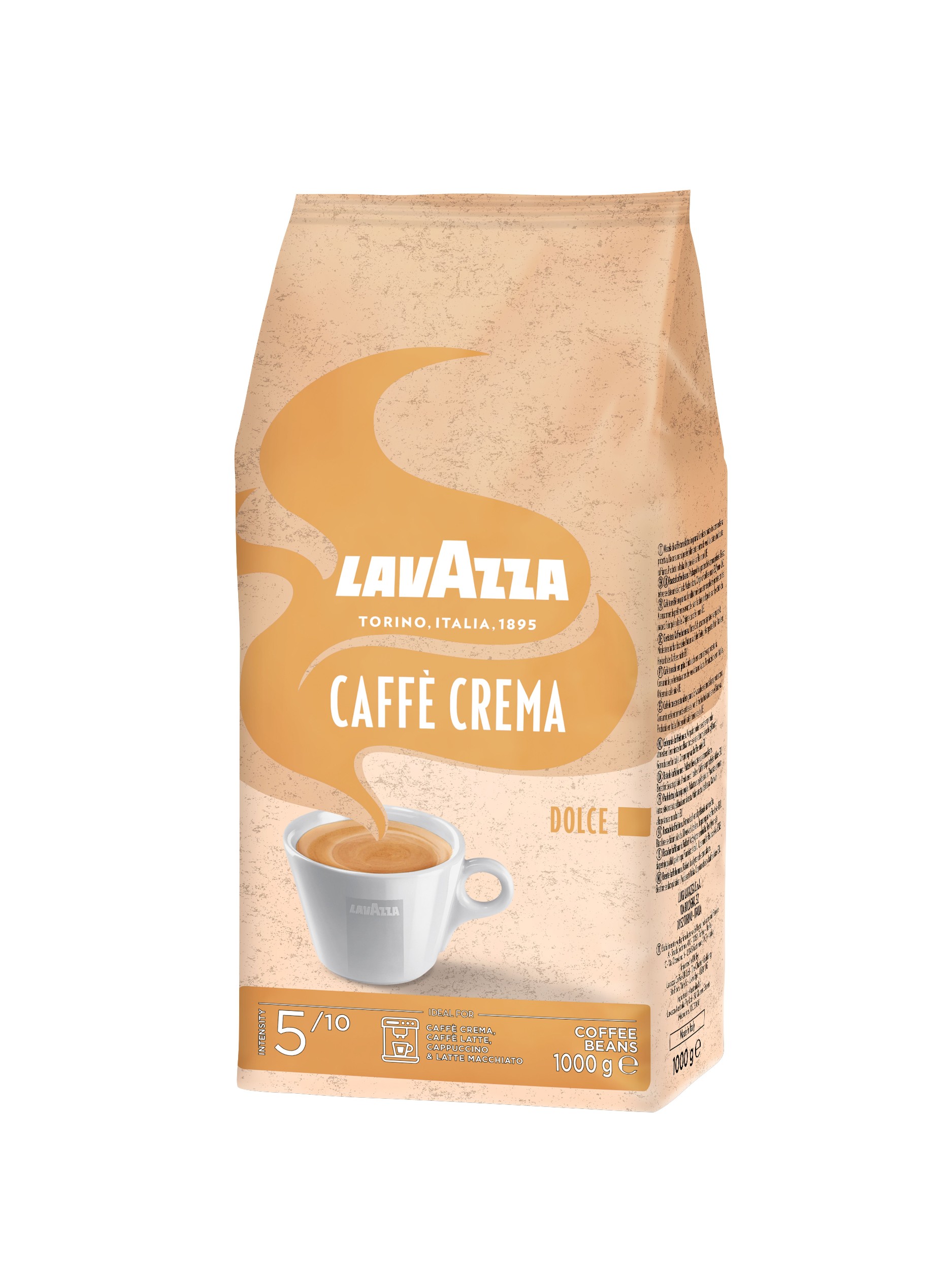 Nápoje - Lavazza Caffe Crema Dolce zrnková káva 1kg