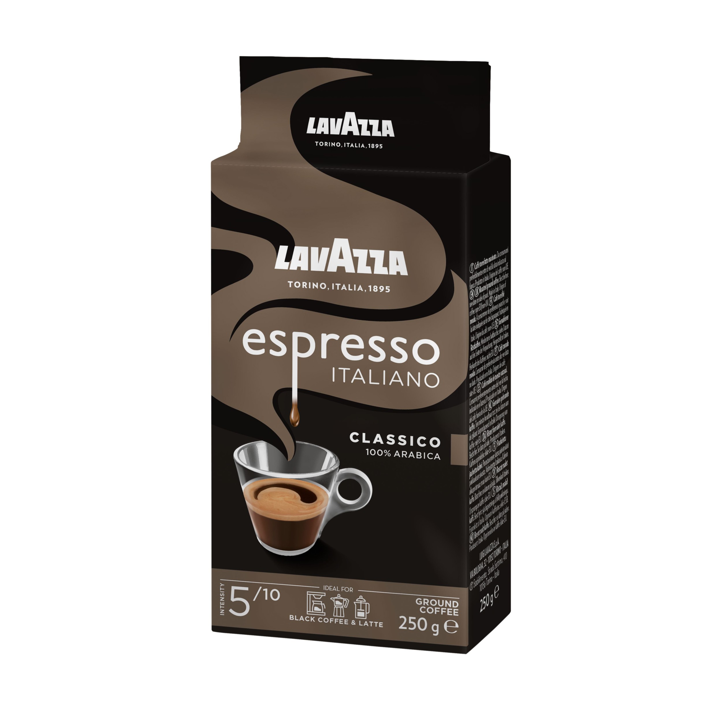 Trvanlivé potraviny - Lavazza Caffè Espresso pražená mletá káva 250g