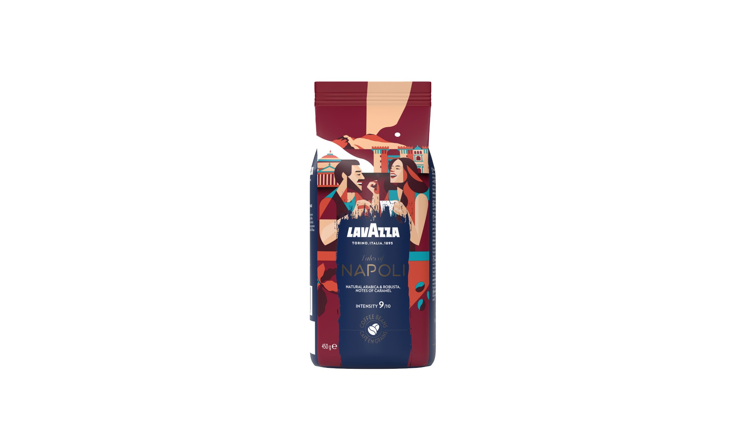 Nápoje - Lavazza Tales of Napoli zrnková káva 450g