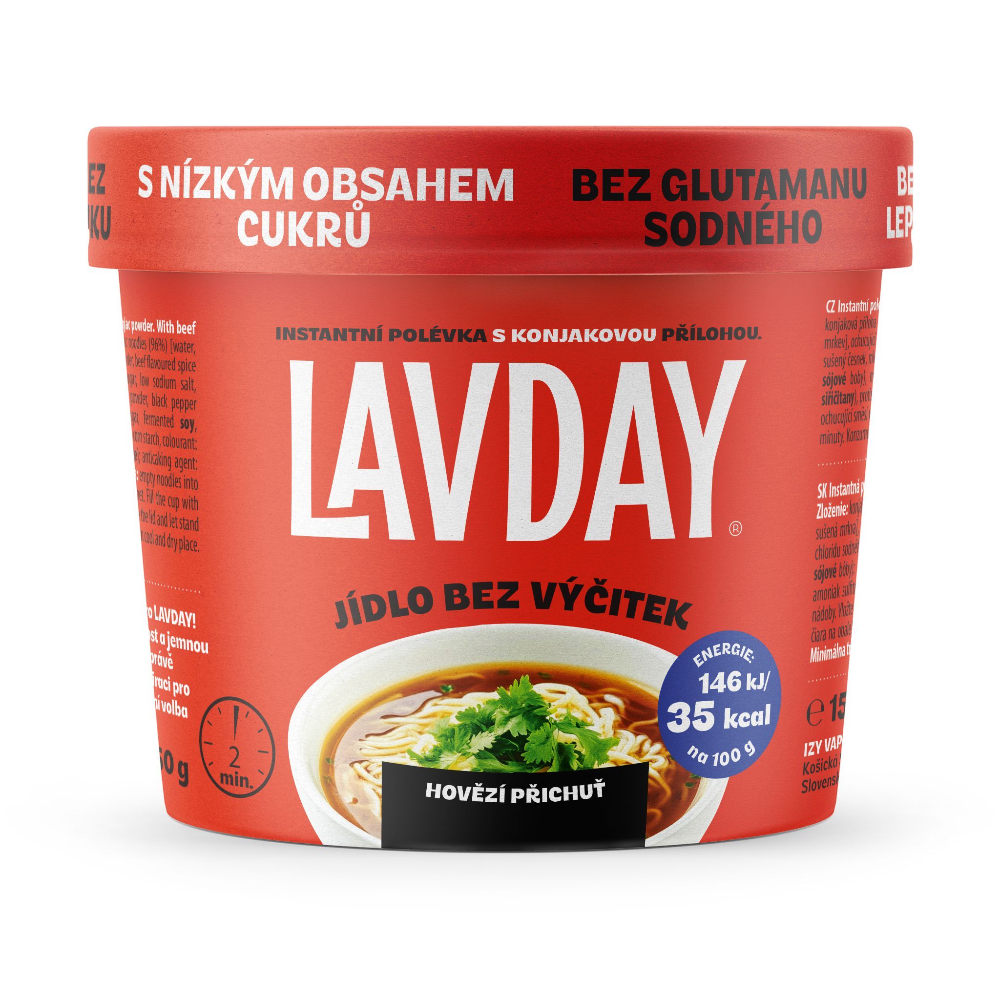 Lavday Instantní polévka s příchutí hovězího masa 150g-0