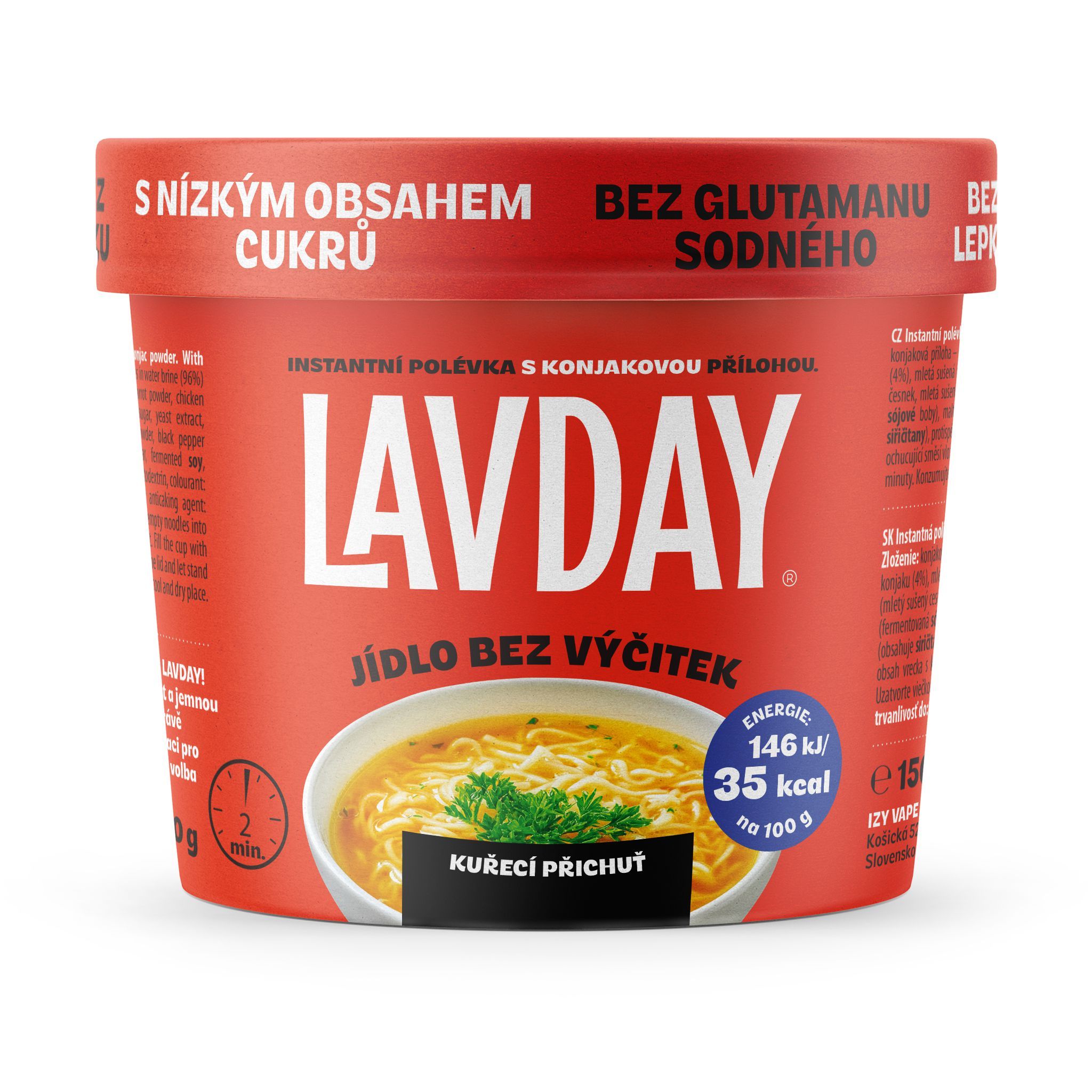 Lavday Instantní polévka s příchutí kuřecího masa 150g-0