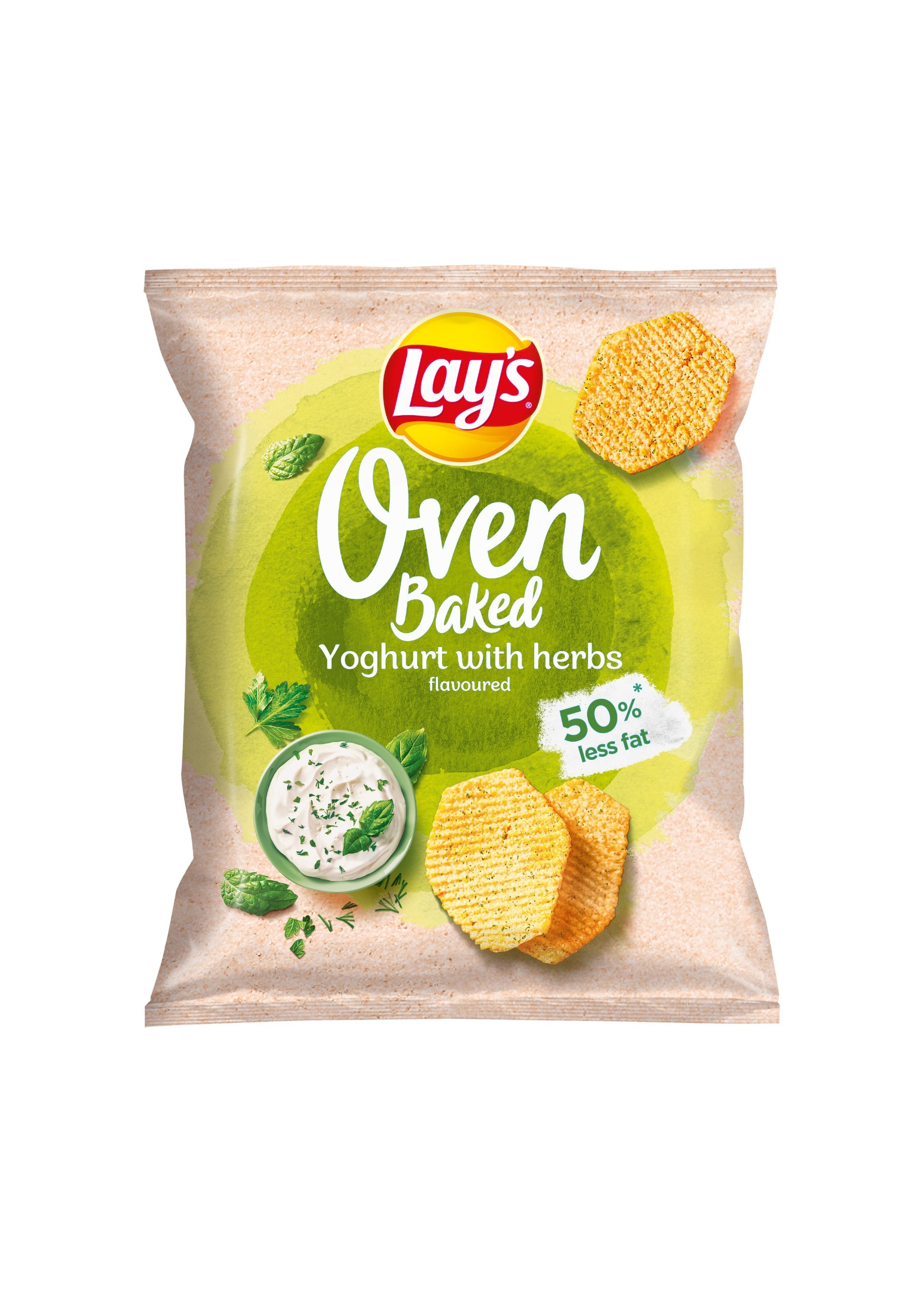 Trvanlivé potraviny - Lays Oven Baked Yogurt & Herbs 55g