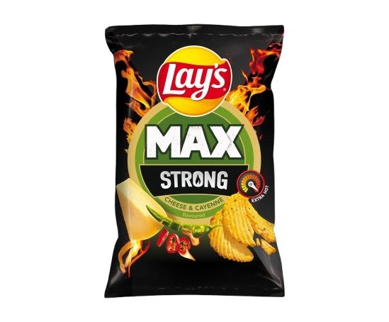 Trvanlivé potraviny - Lays Strong Cheese&Cayenne 120g