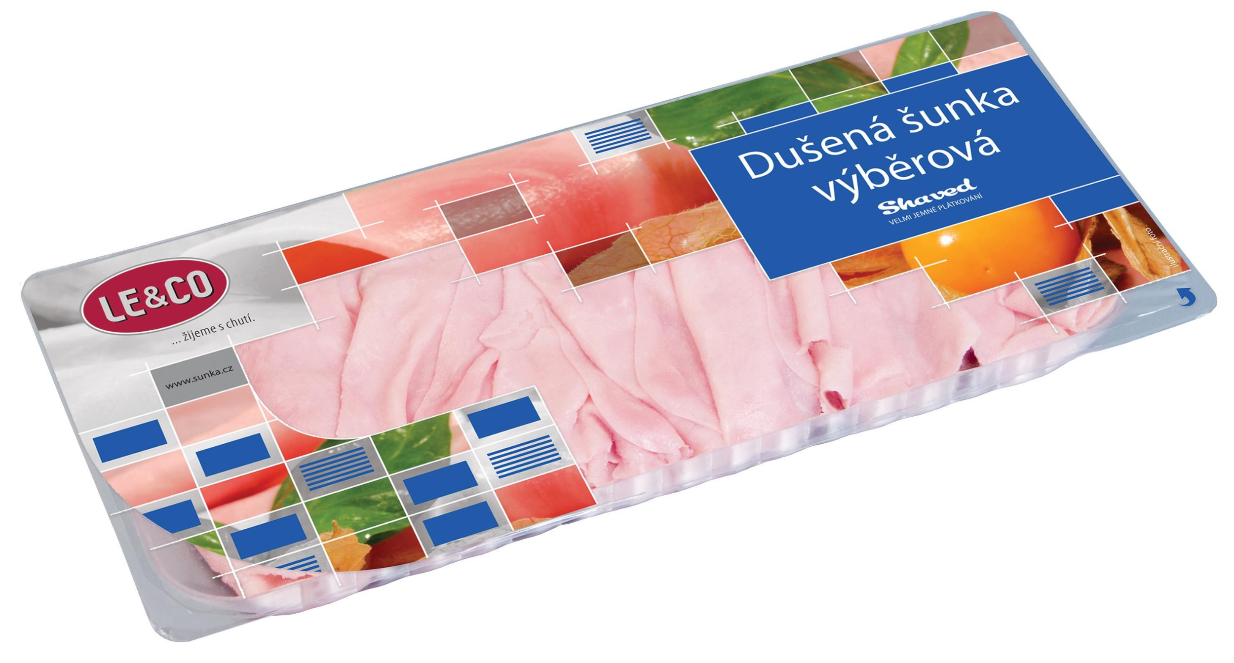 Uzeniny a lahůdky - Le & Co Dušená šunka výběrová shaved 200 g