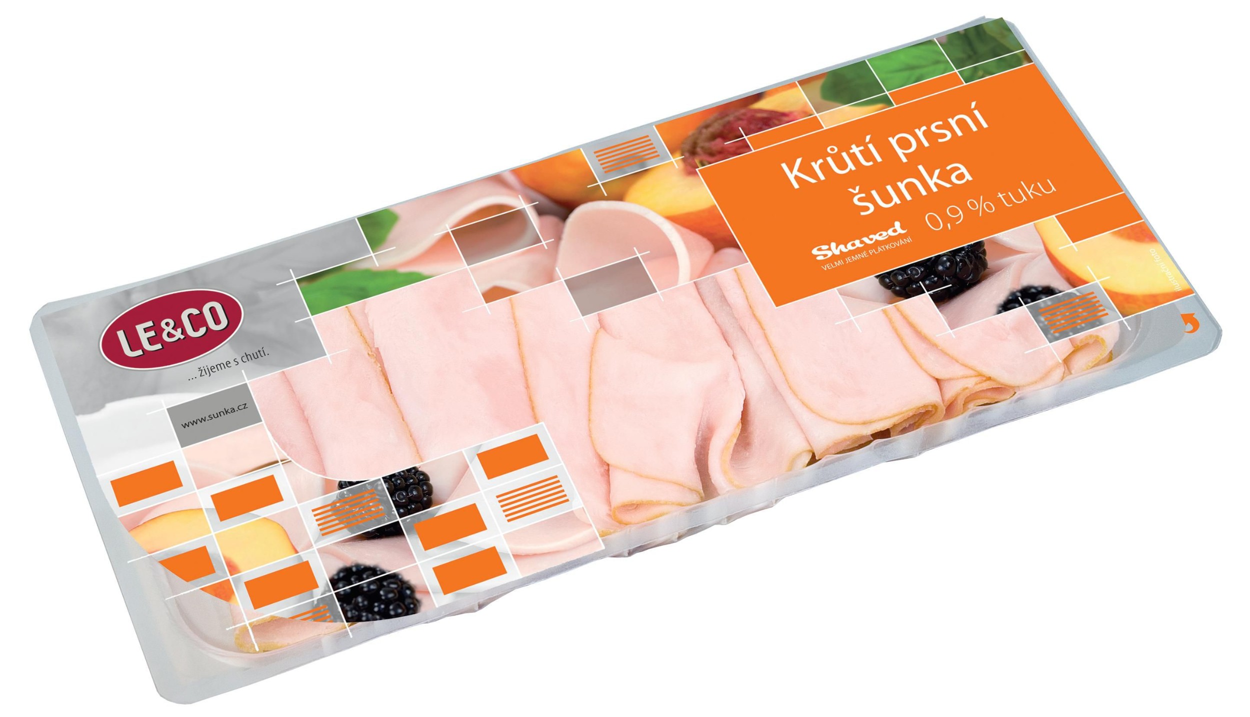Uzeniny a lahůdky - Le & Co Krůtí prsní šunka shaved 200 g