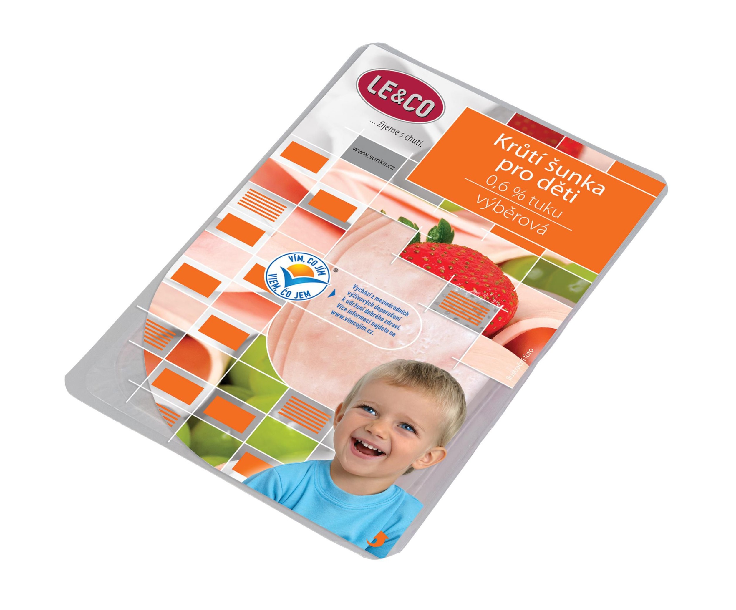 Uzeniny a lahůdky - Le & Co Krůtí šunka pro děti krájená 100 g