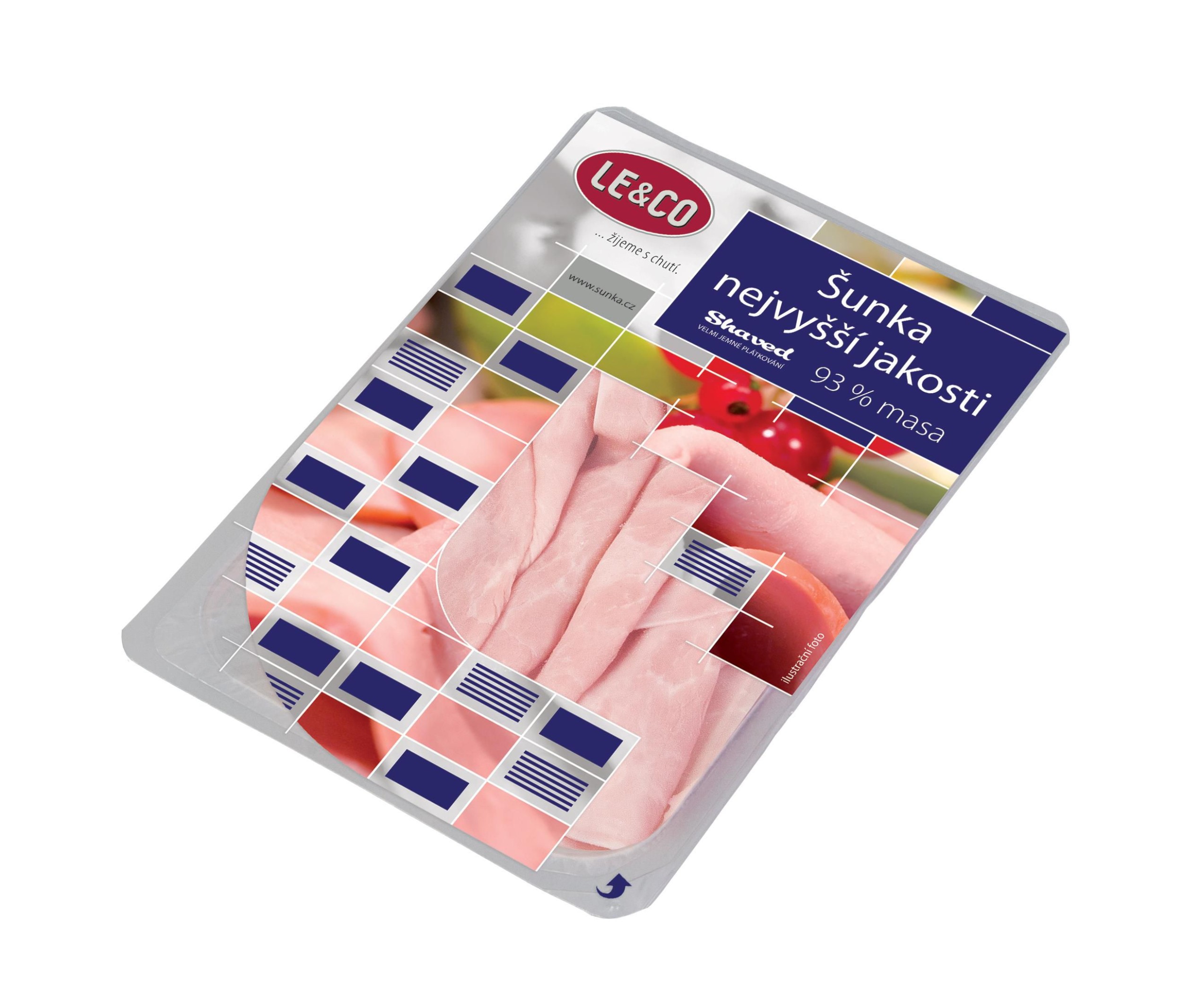 Uzeniny a lahůdky - Le & Co Šunka nejvyšší jakosti shaved 100g