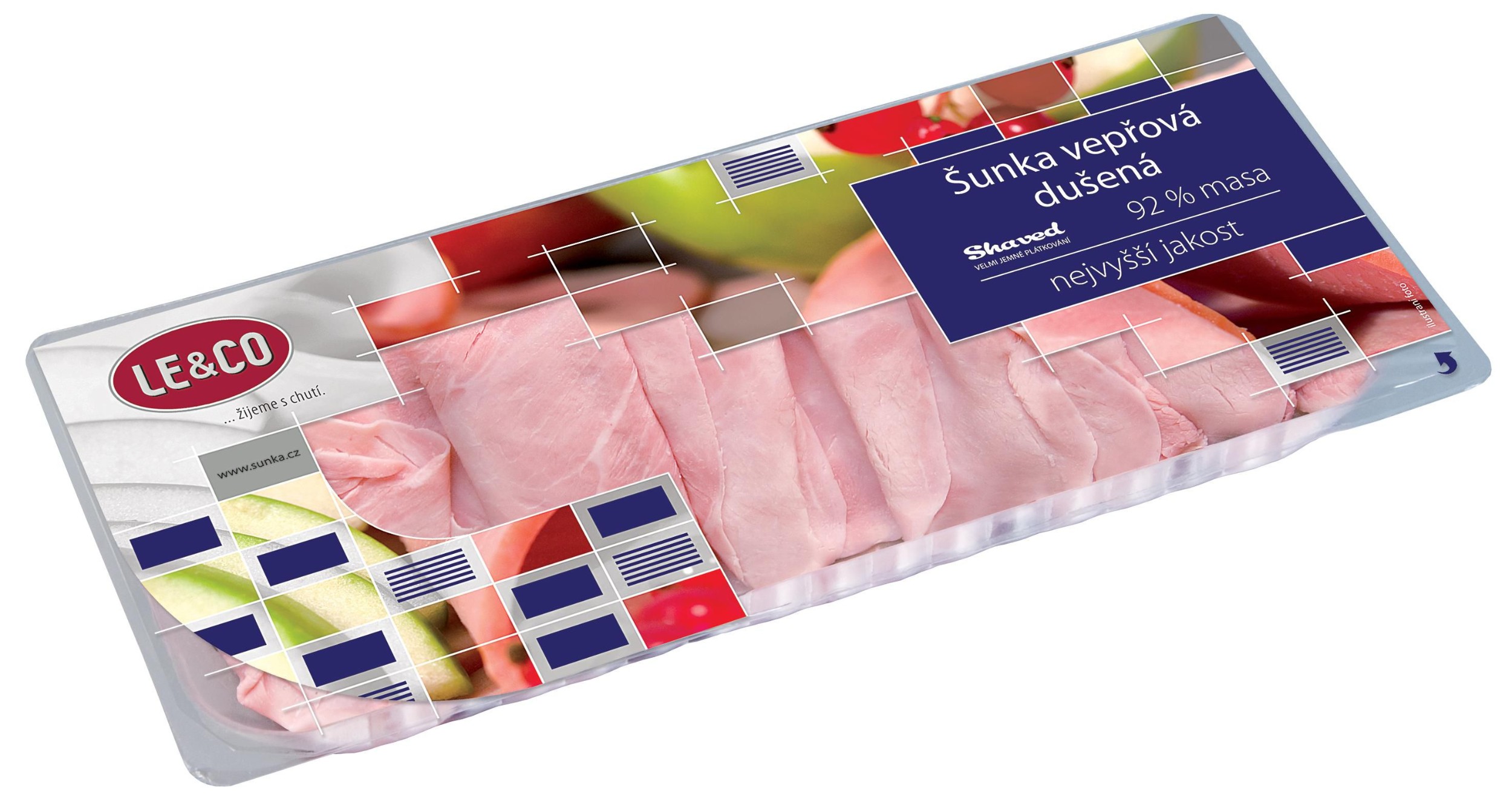 Uzeniny a lahůdky - Le & Co Šunka vepřová dušená nejvyšší jakosti shaved 180 g
