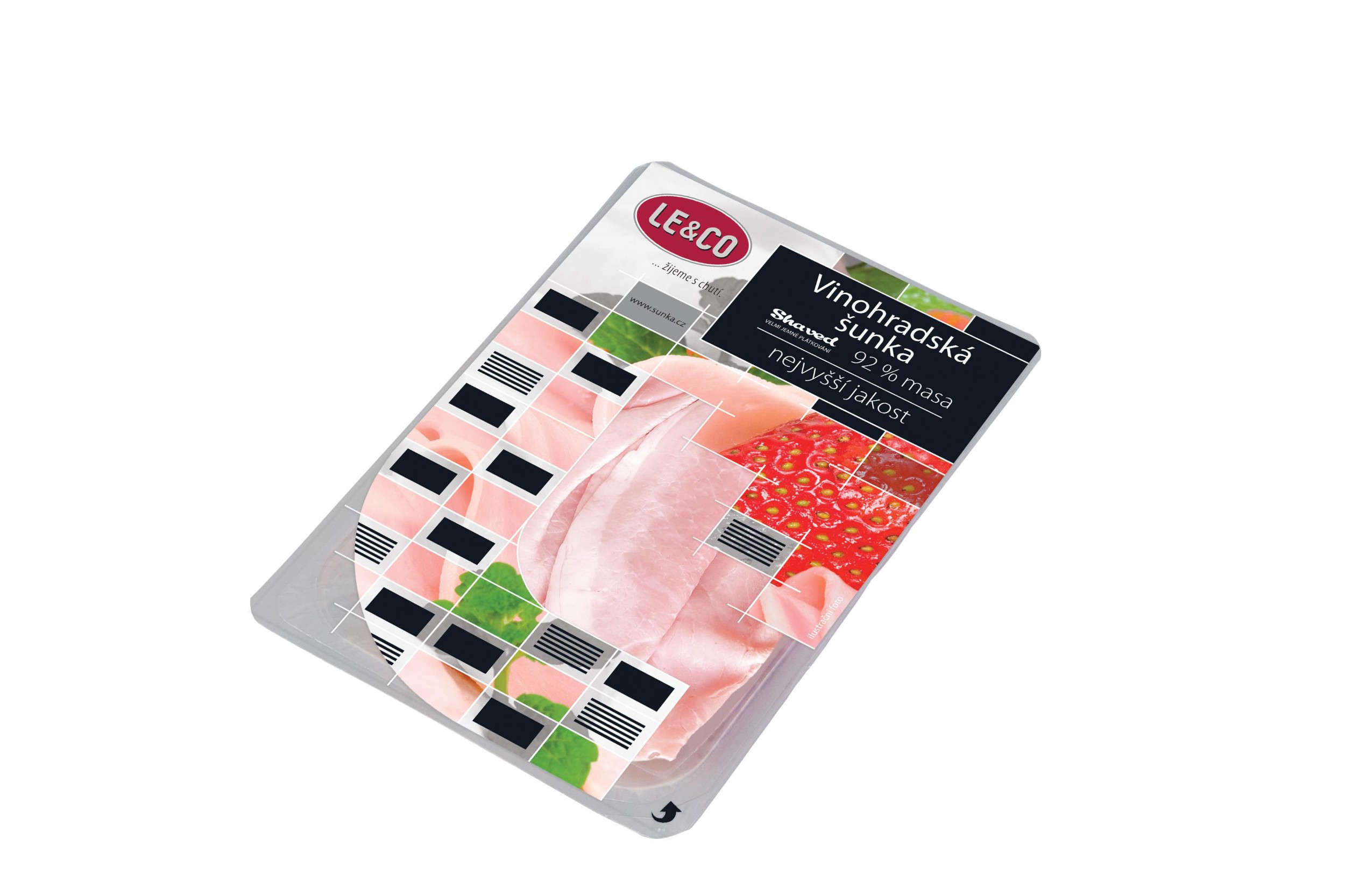 Uzeniny a lahůdky - Le & Co Vinohradská šunka nejvyšší jakosti shaved 100g