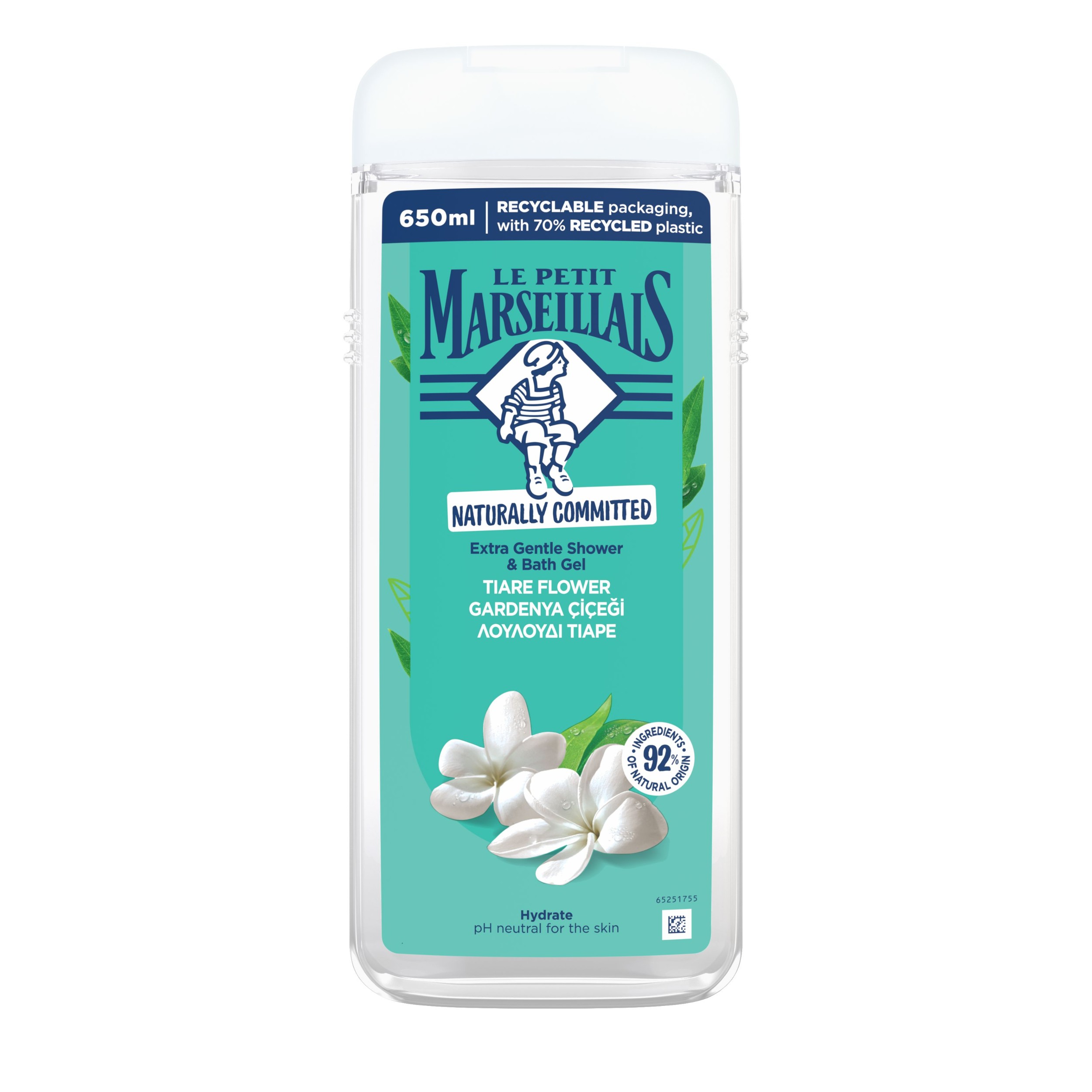 Drogerie a kosmetika - Le Petit Marseillais SG květ Tiaré 650ml