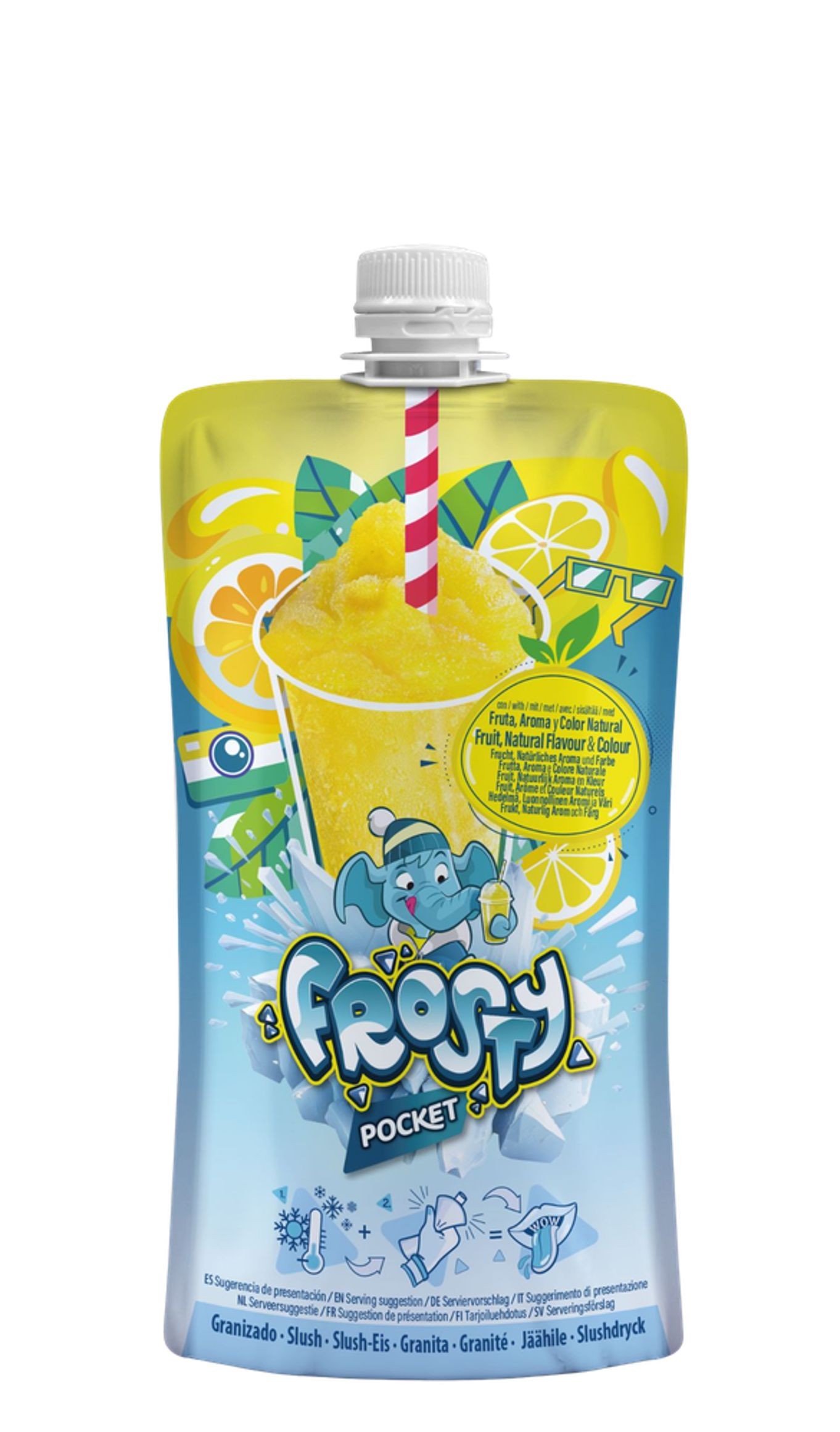 Nápoje - Ledová tříšť citron 160g