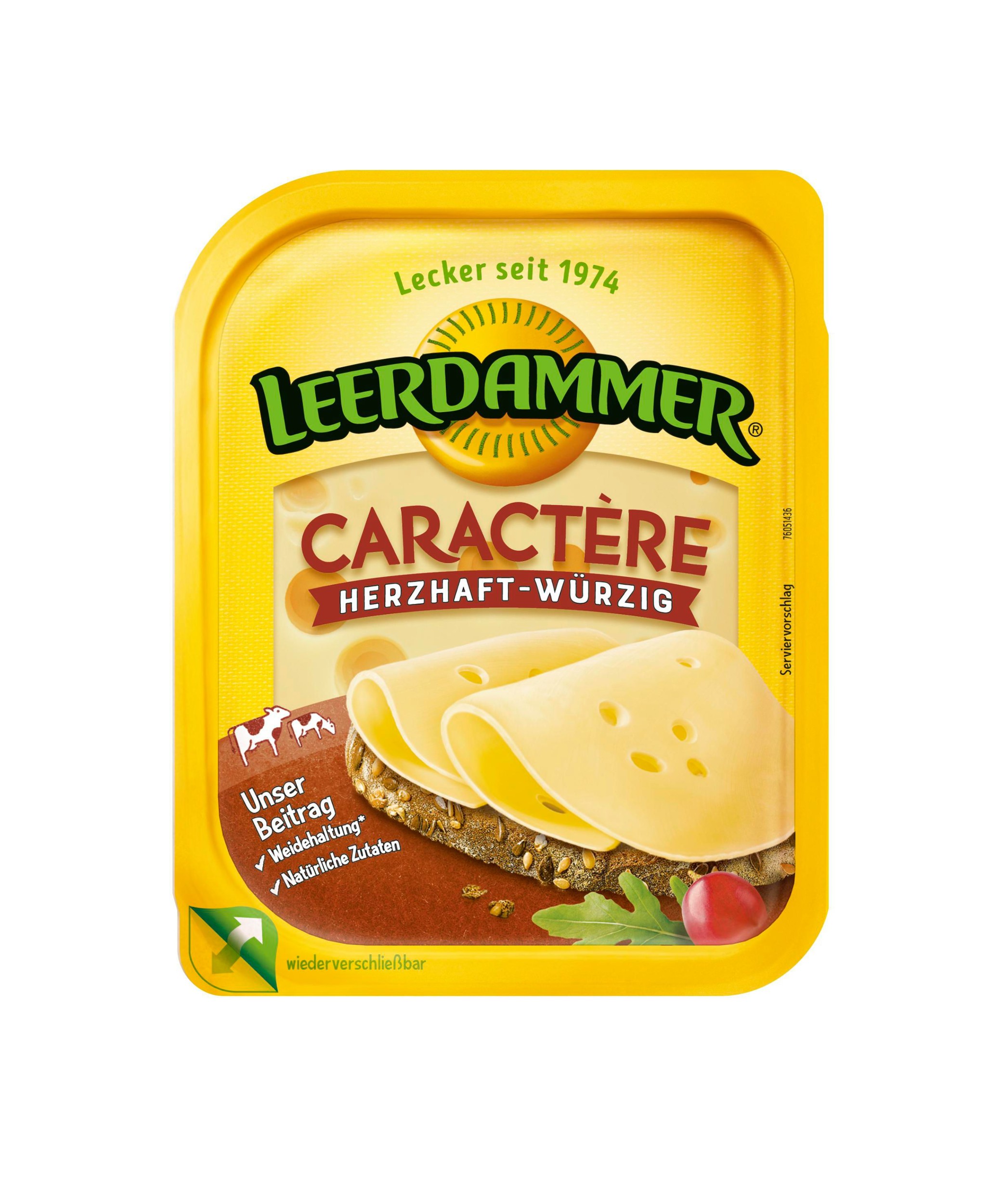 Mléčné a chlazené - Leerdammer Caractére plátky 125g