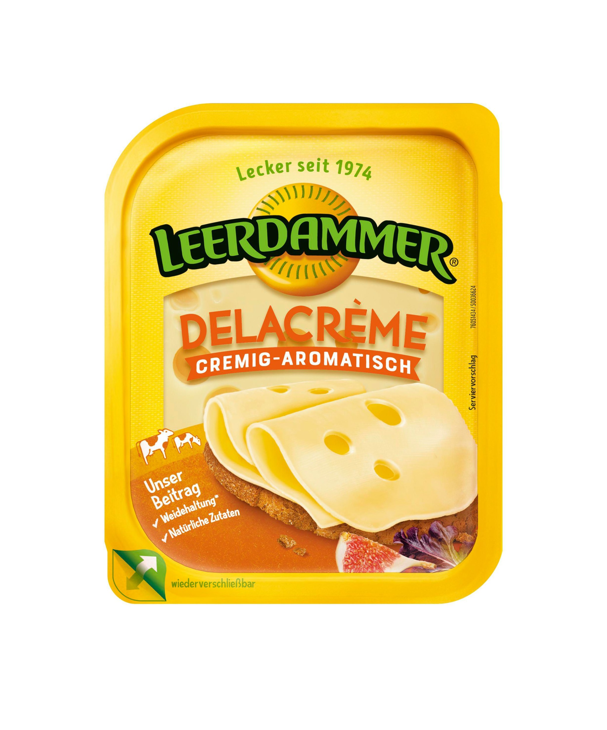 Mléčné a chlazené - Leerdammer Delacréme plátky 125g