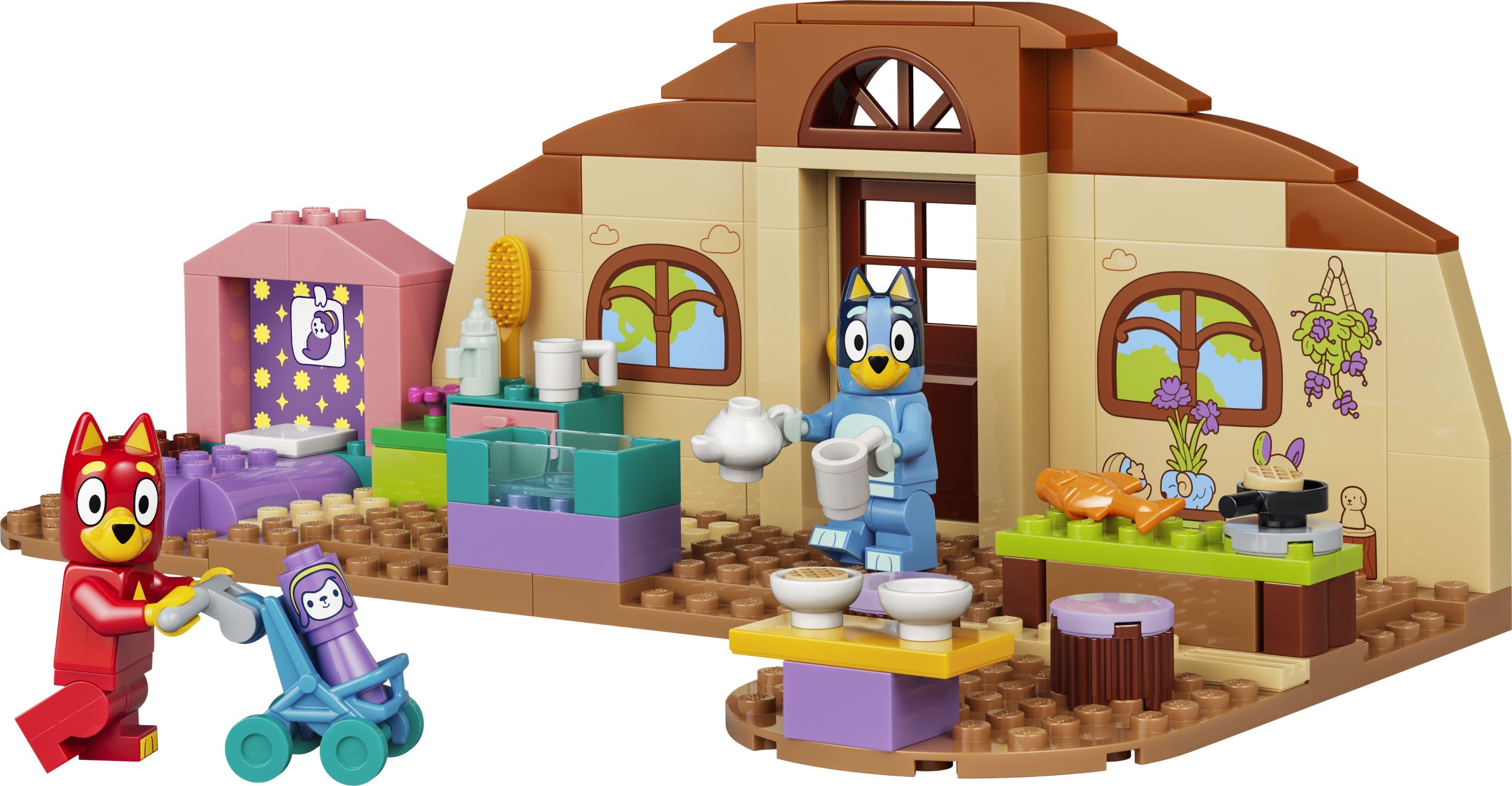 LEGO® Bluey 11221 Rusty, Bluey a škola-0