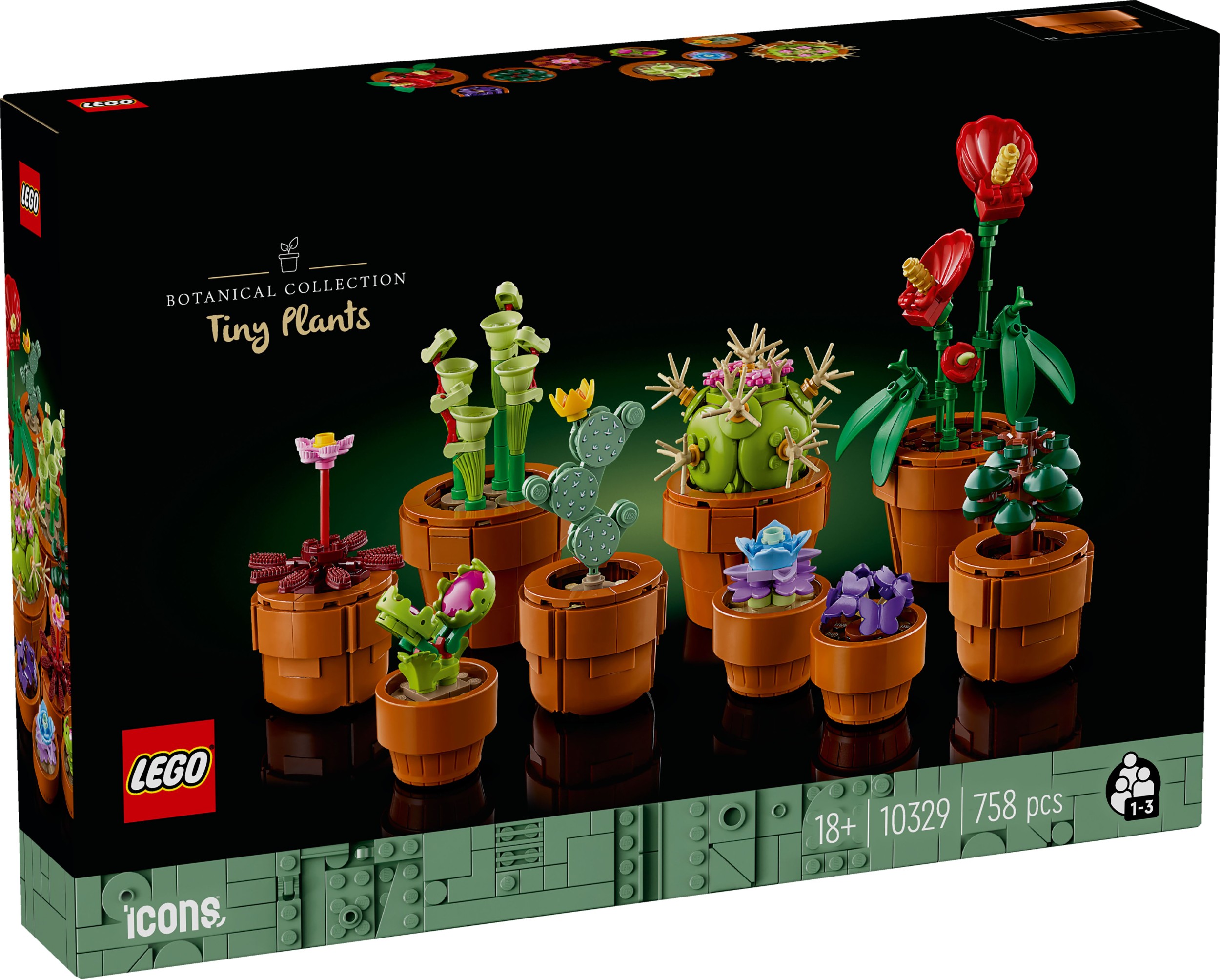 Svět dětí - LEGO® Botanicals 10329 Miniaturní rostliny