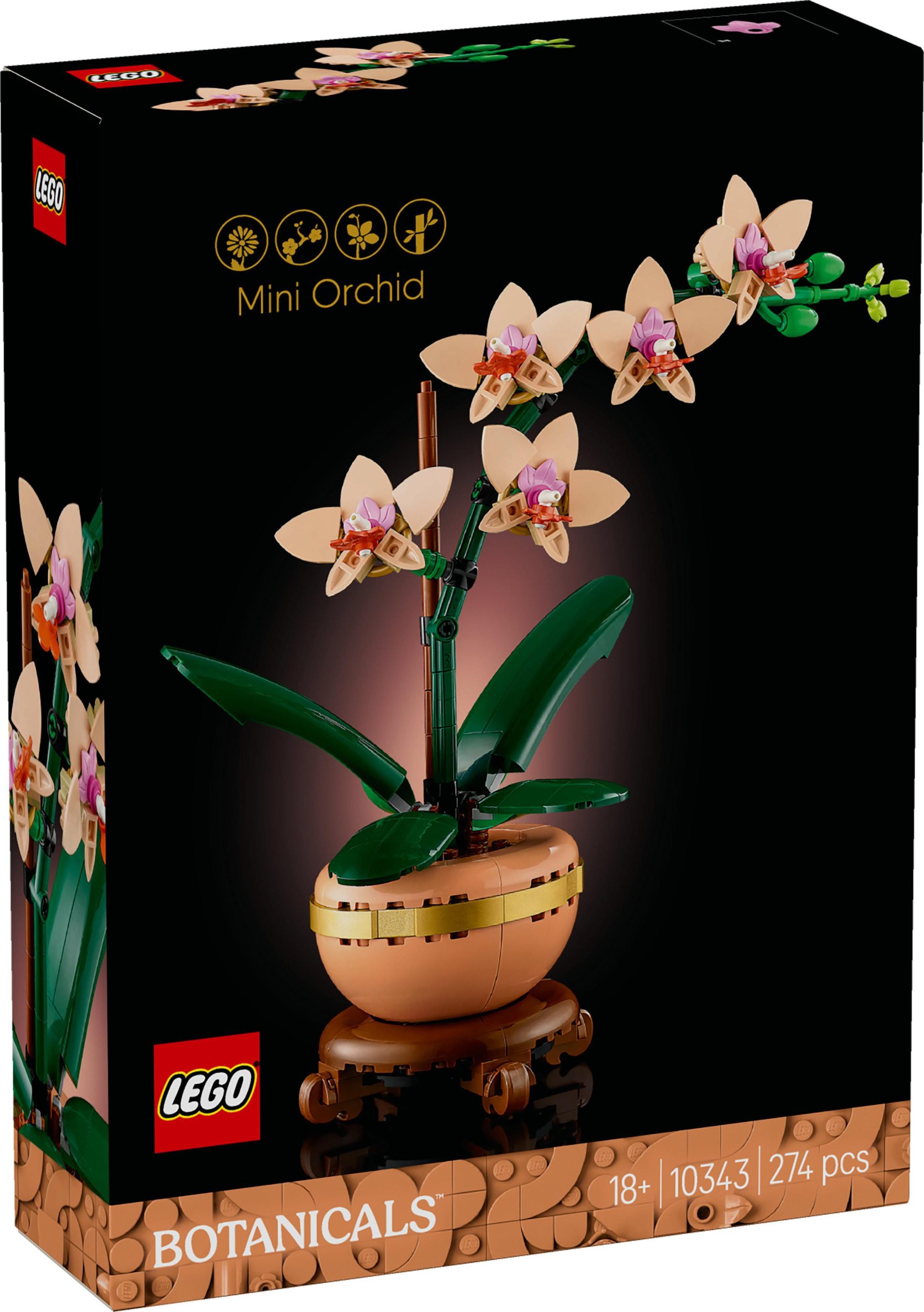 Svět dětí - LEGO® Botanicals 10343 Miniaturní orchidej