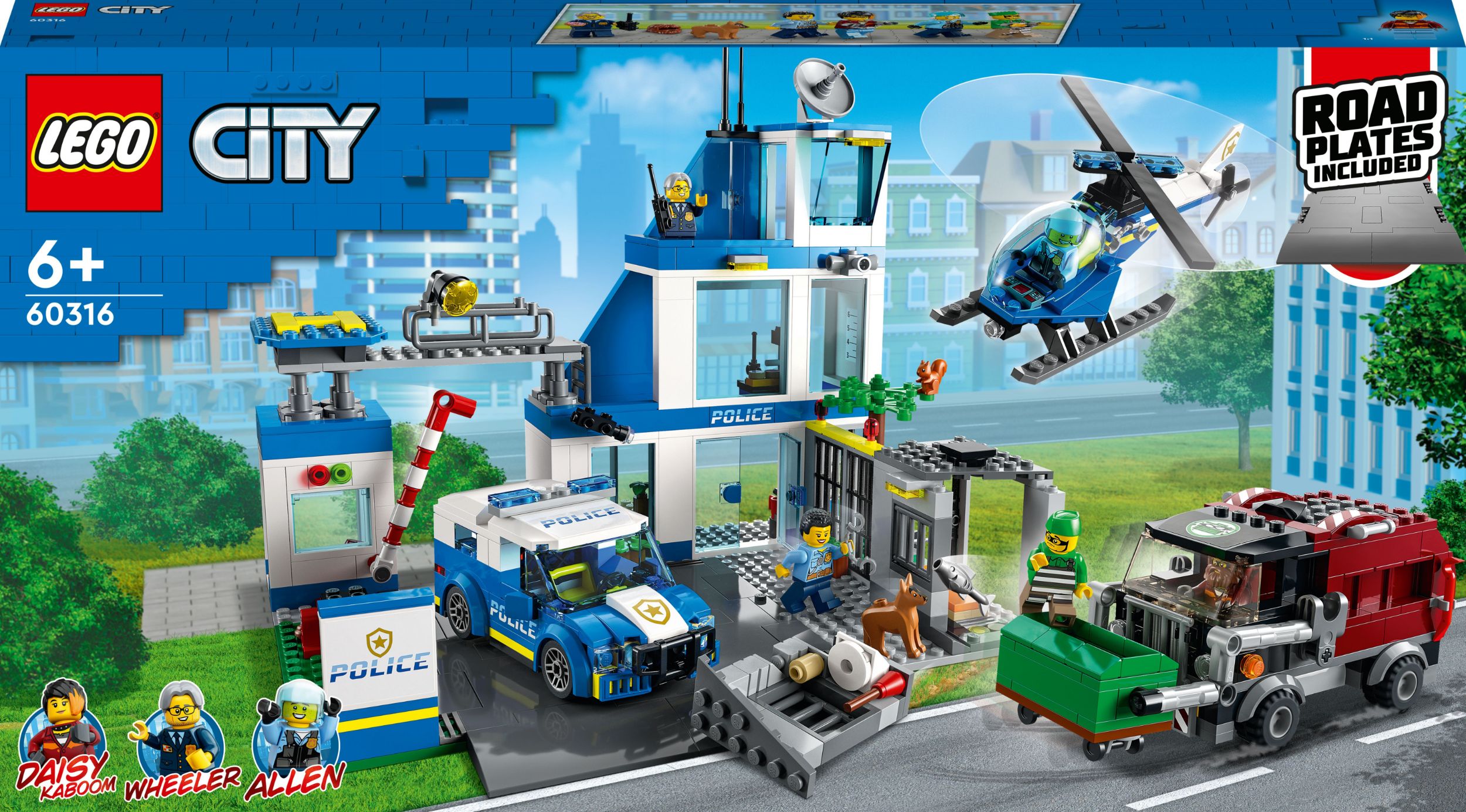 Svět dětí - LEGO® City 60316 Policejní stanice