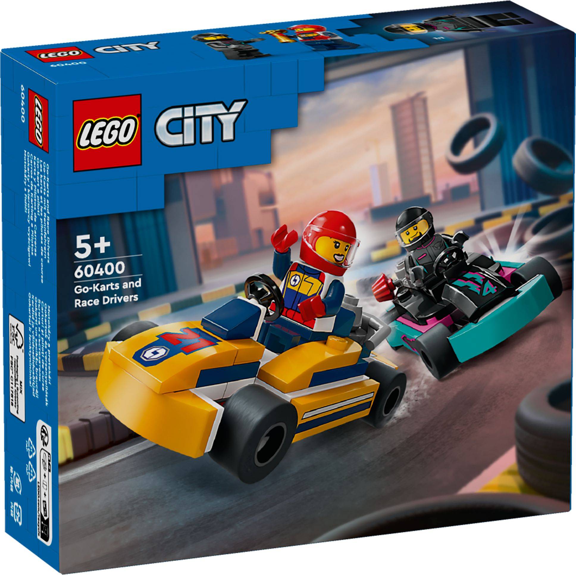 Svět dětí - LEGO® City 60400 Motokáry s řidiči