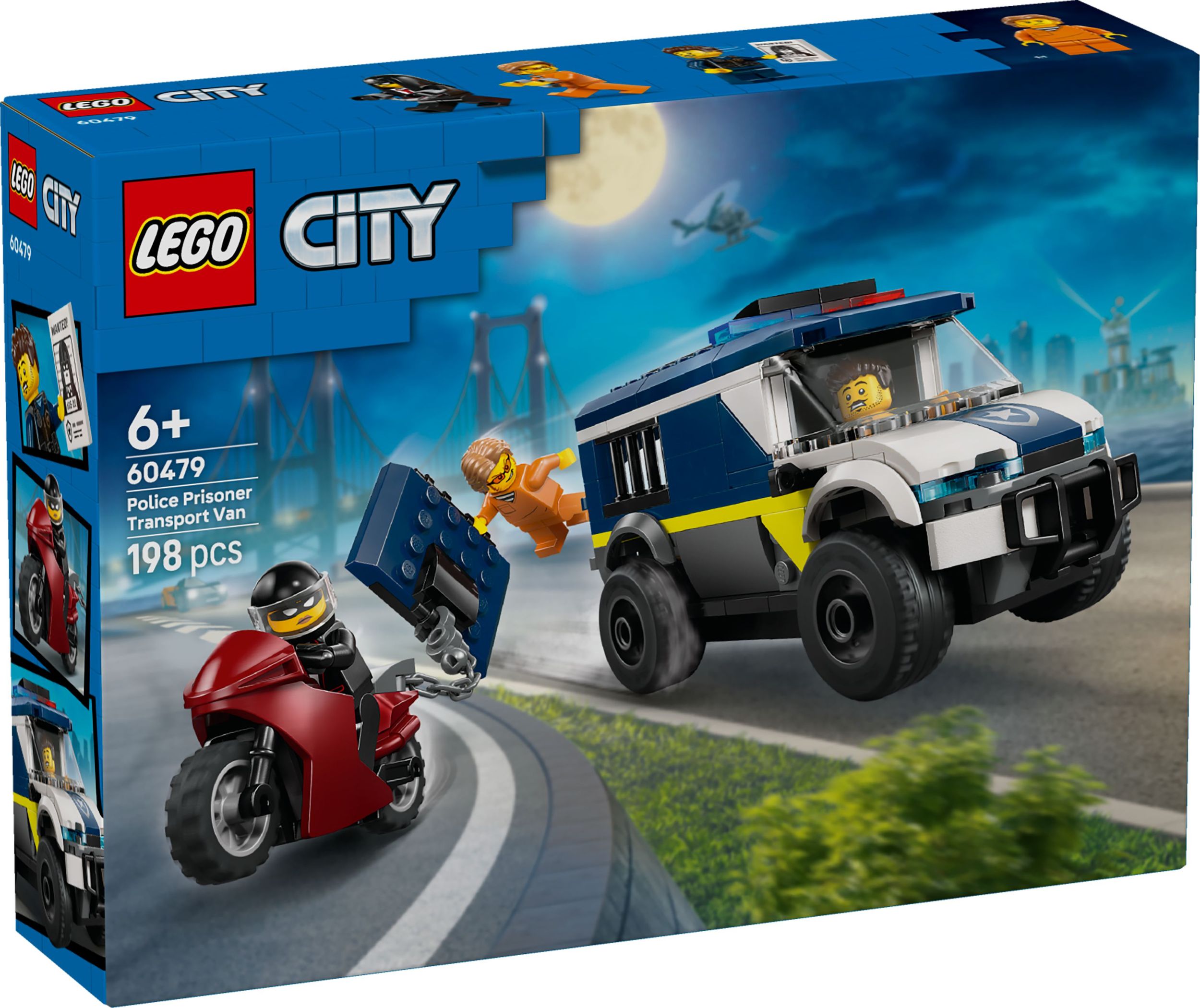 Svět dětí - LEGO® City 60479 Policejní dodávka pro převoz vězňů