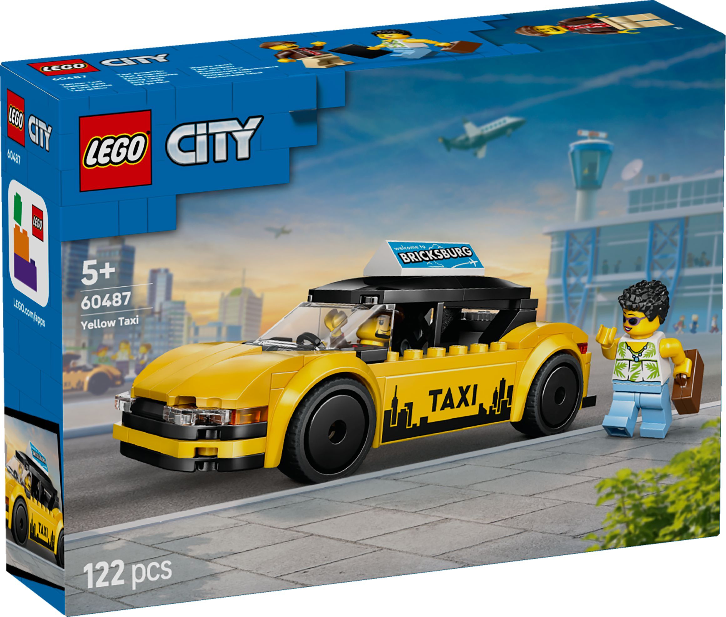 Svět dětí - LEGO® City 60487 Žlutý taxík