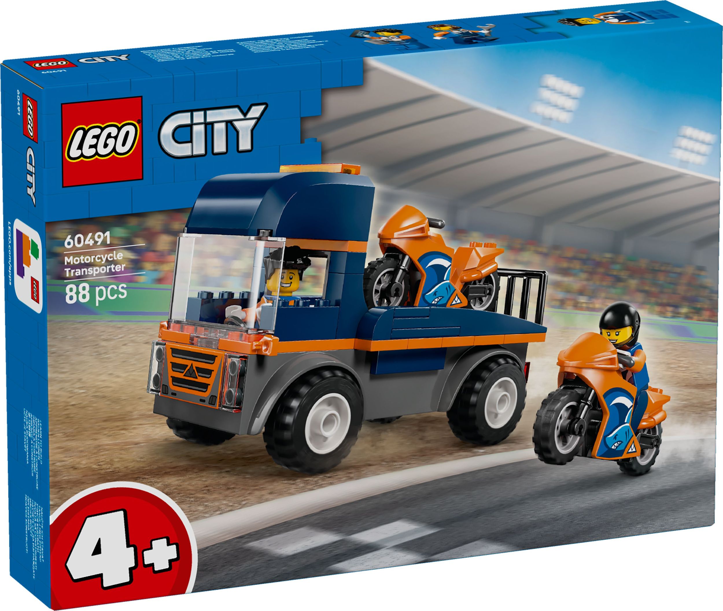Svět dětí - LEGO® City 60491 Kamion na přepravu motorek