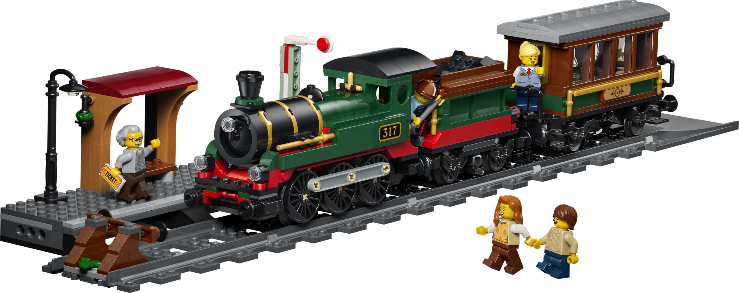 LEGO® City 60511 Vintage parní vlak-0