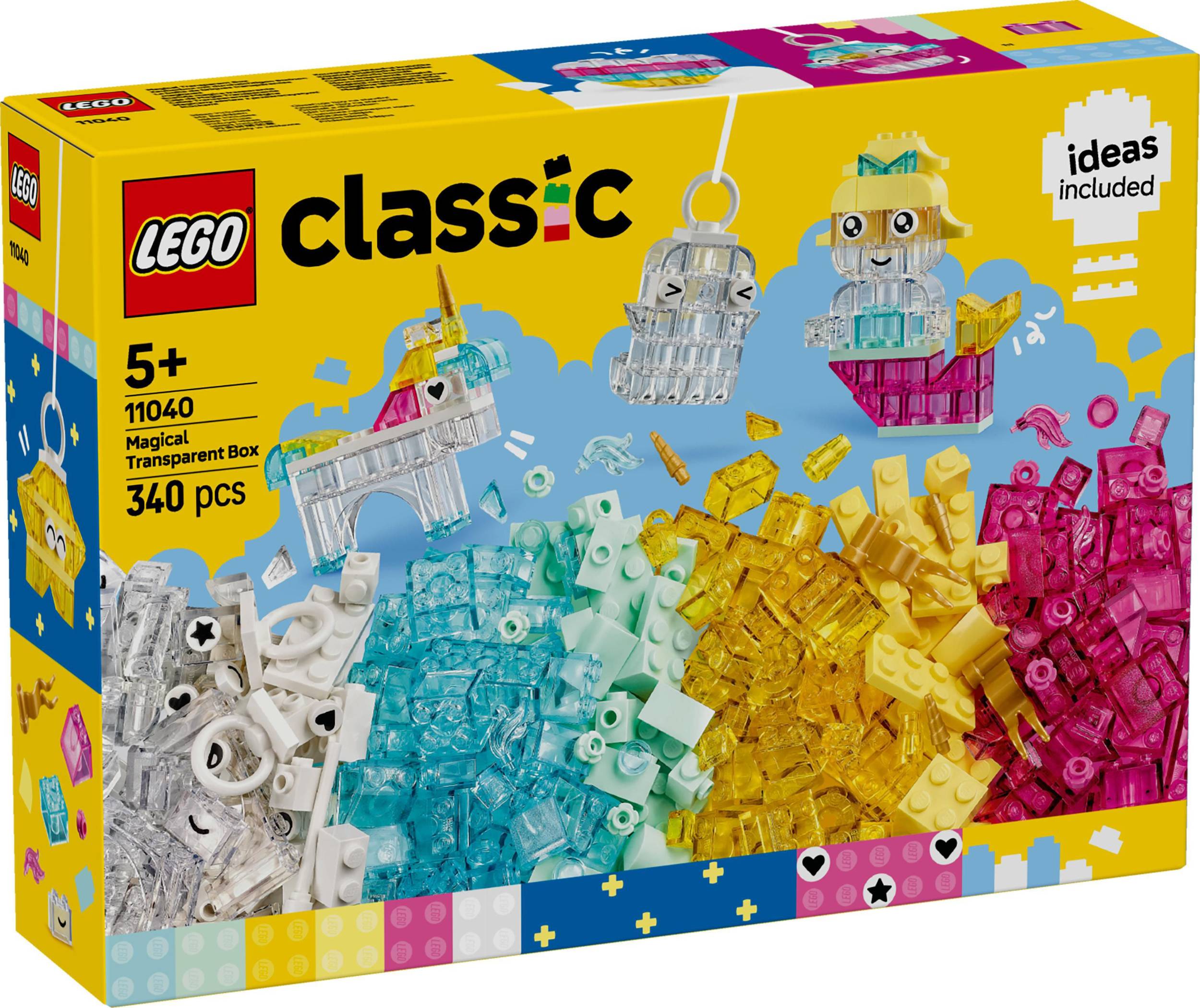 Svět dětí - LEGO® Classic 11040 Kouzelná průhledná krabička