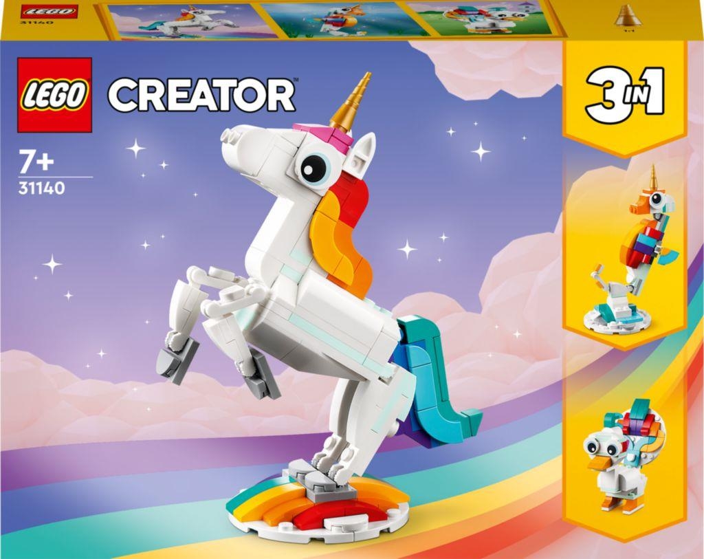 Svět dětí - LEGO® Creator 3 v 1 31140 Kouzelný jednorožec