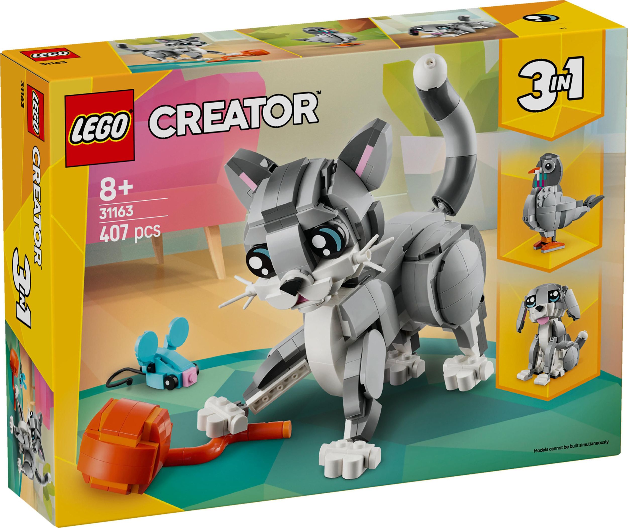 Svět dětí - LEGO® Creator 3 v 1 31163 Hravá kočka
