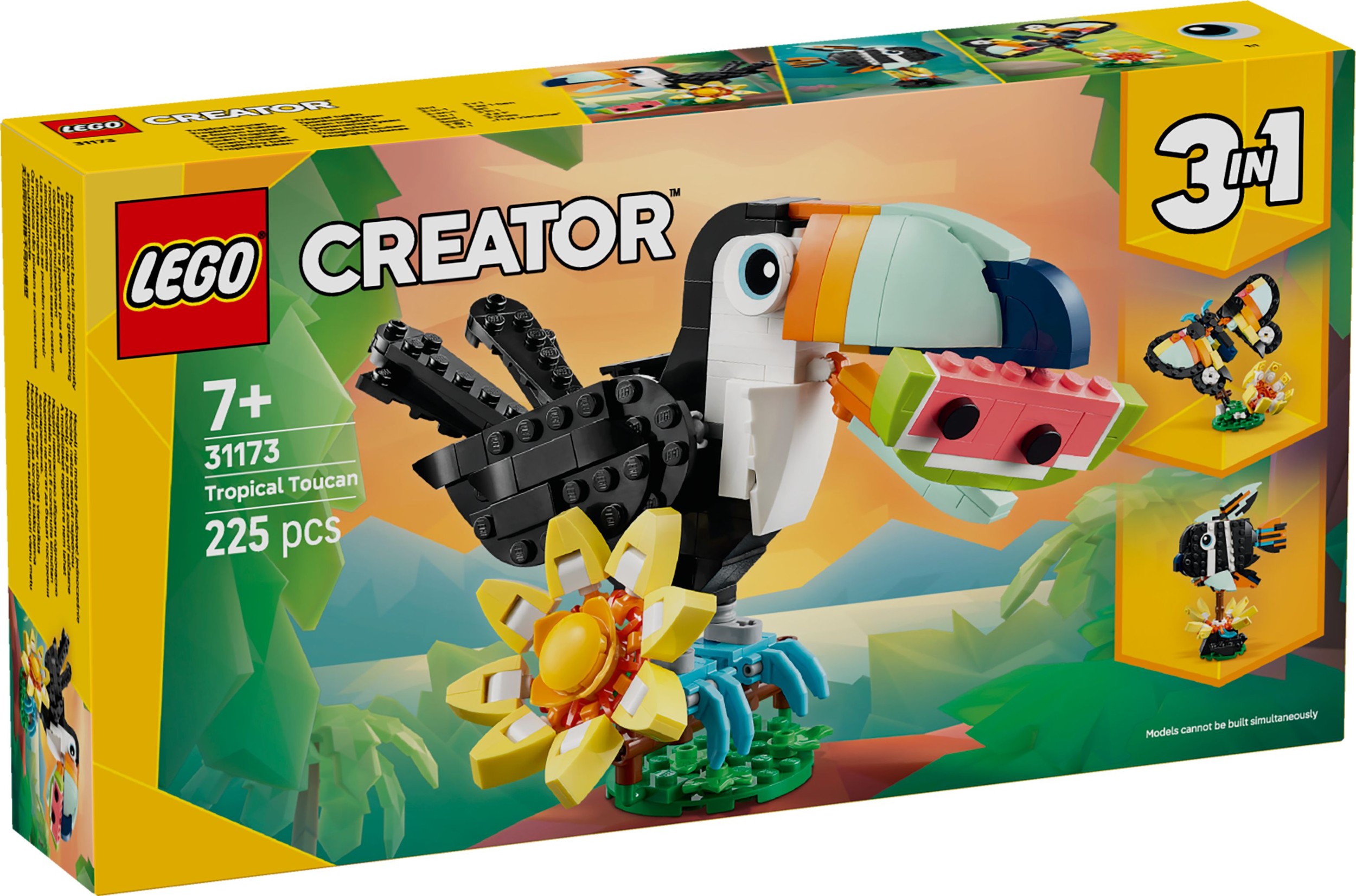 Svět dětí - LEGO® Creator 3 v 1 31173 Divoká zvířata: Tropický tukan