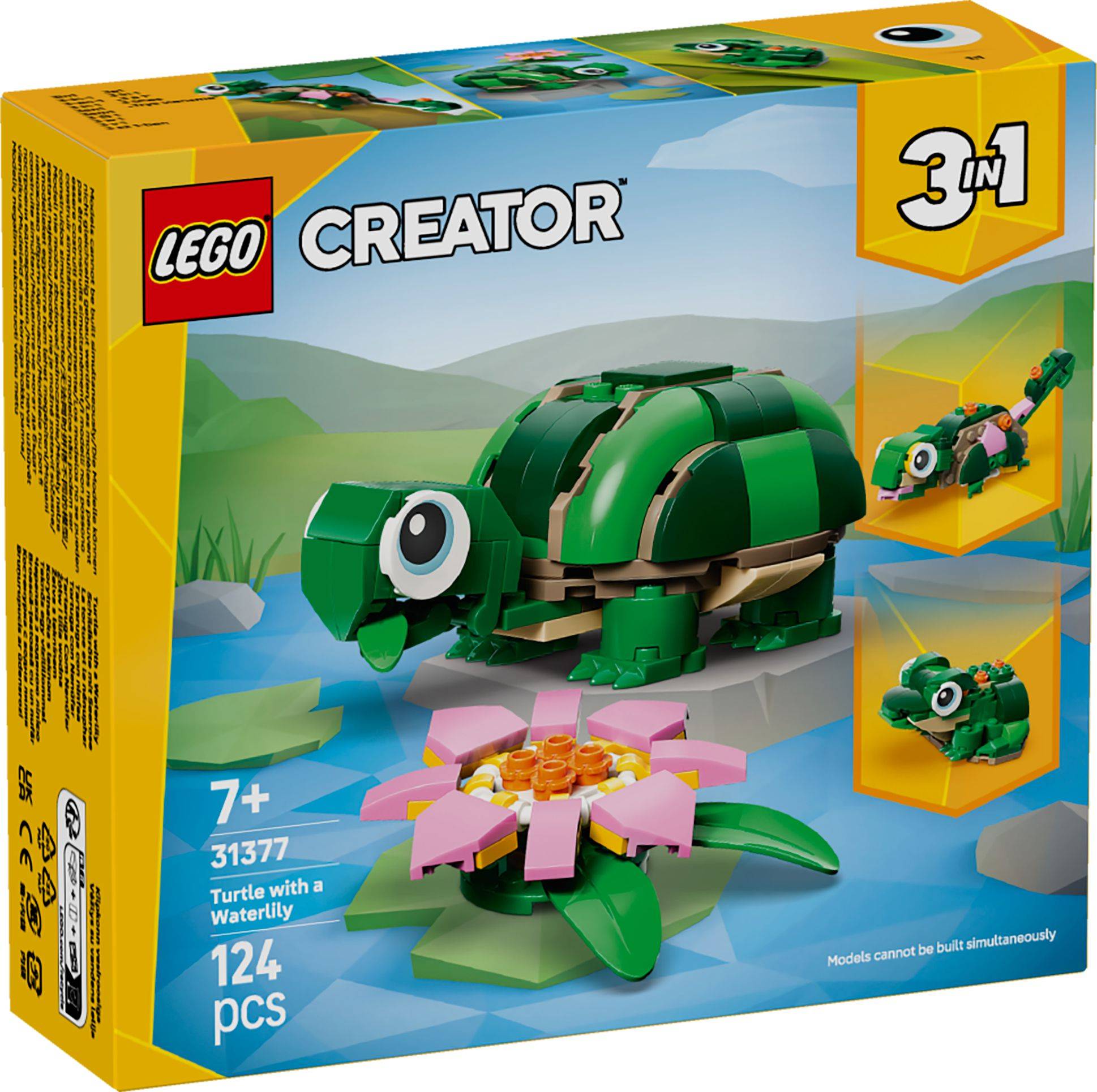 Svět dětí - LEGO® Creator 3 v 1 31377 Želva s leknínem