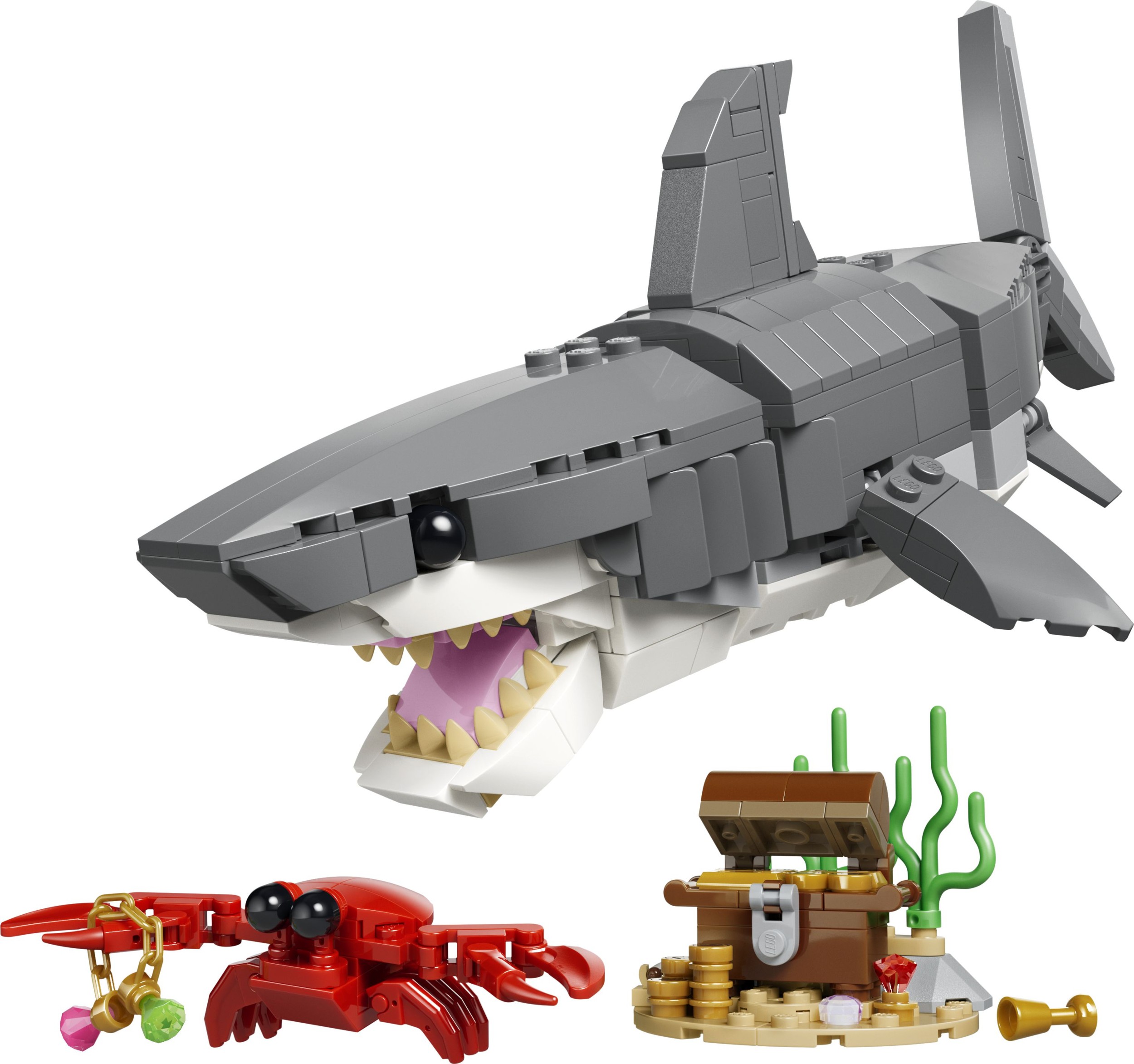LEGO® Creator 3 v 1 31381 Divoký žralok a truhla s pokladem-0