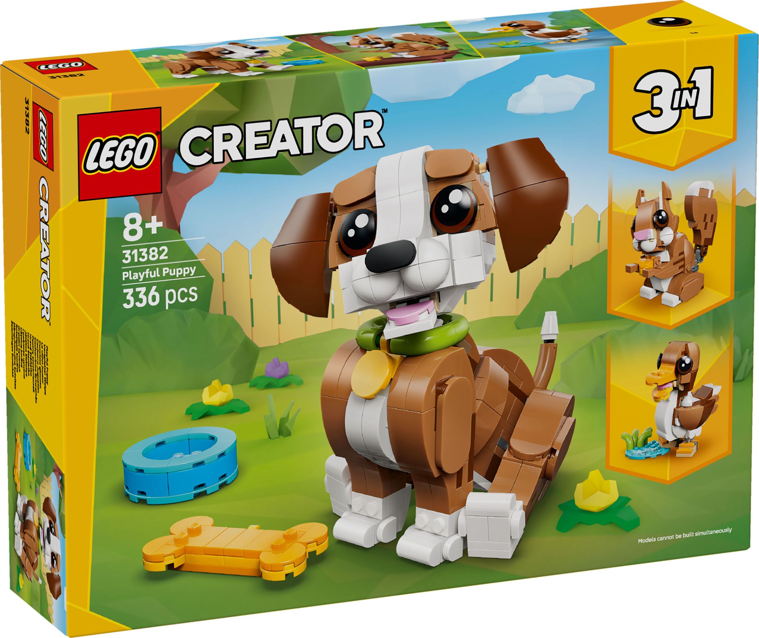 Svět dětí - LEGO® Creator 3 v 1 31382 Roztomilá zvířata: Roztomilé štěňátko