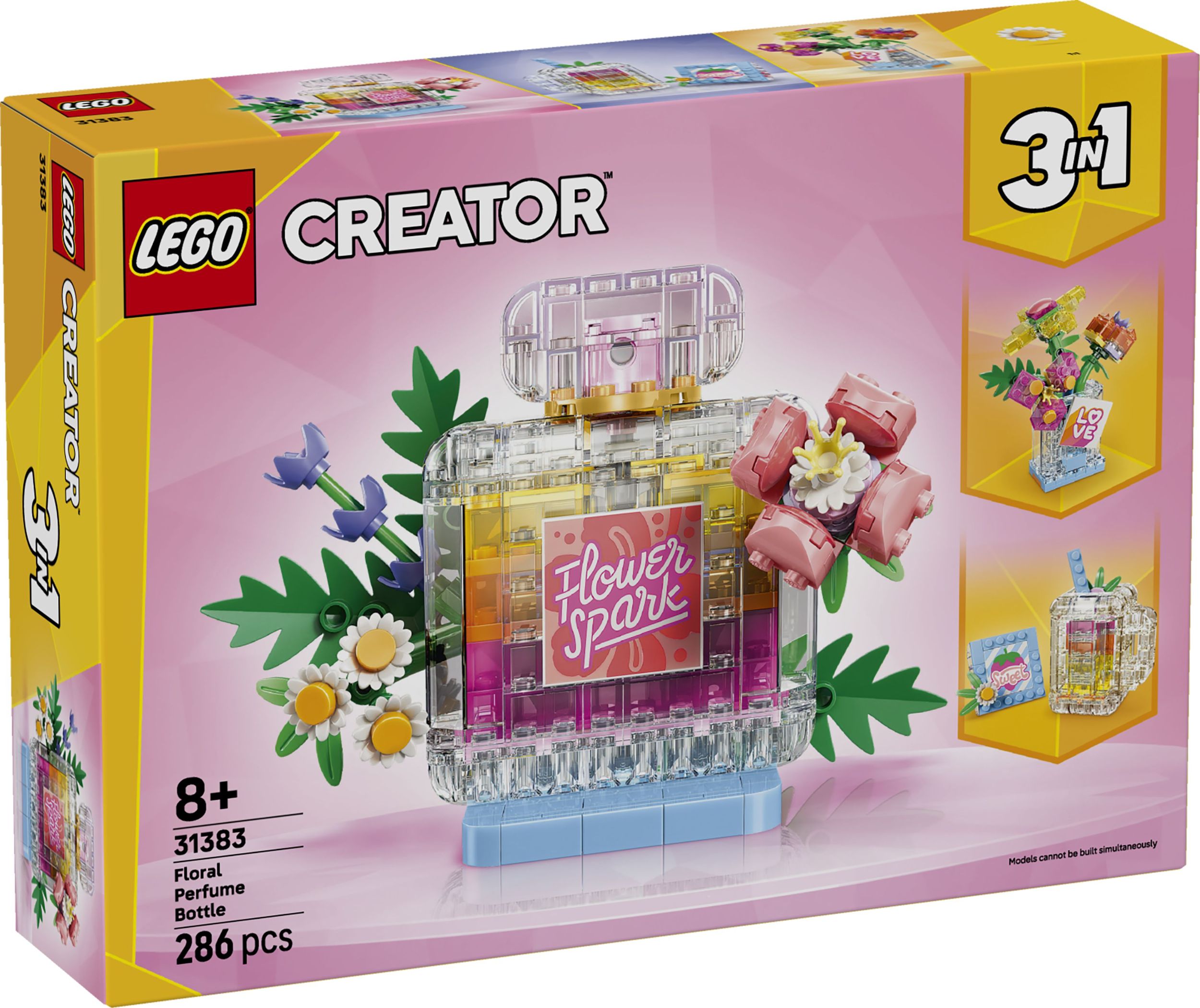 Svět dětí - LEGO® Creator 3 v 1 31383 Parfém s ozdobnými květinami