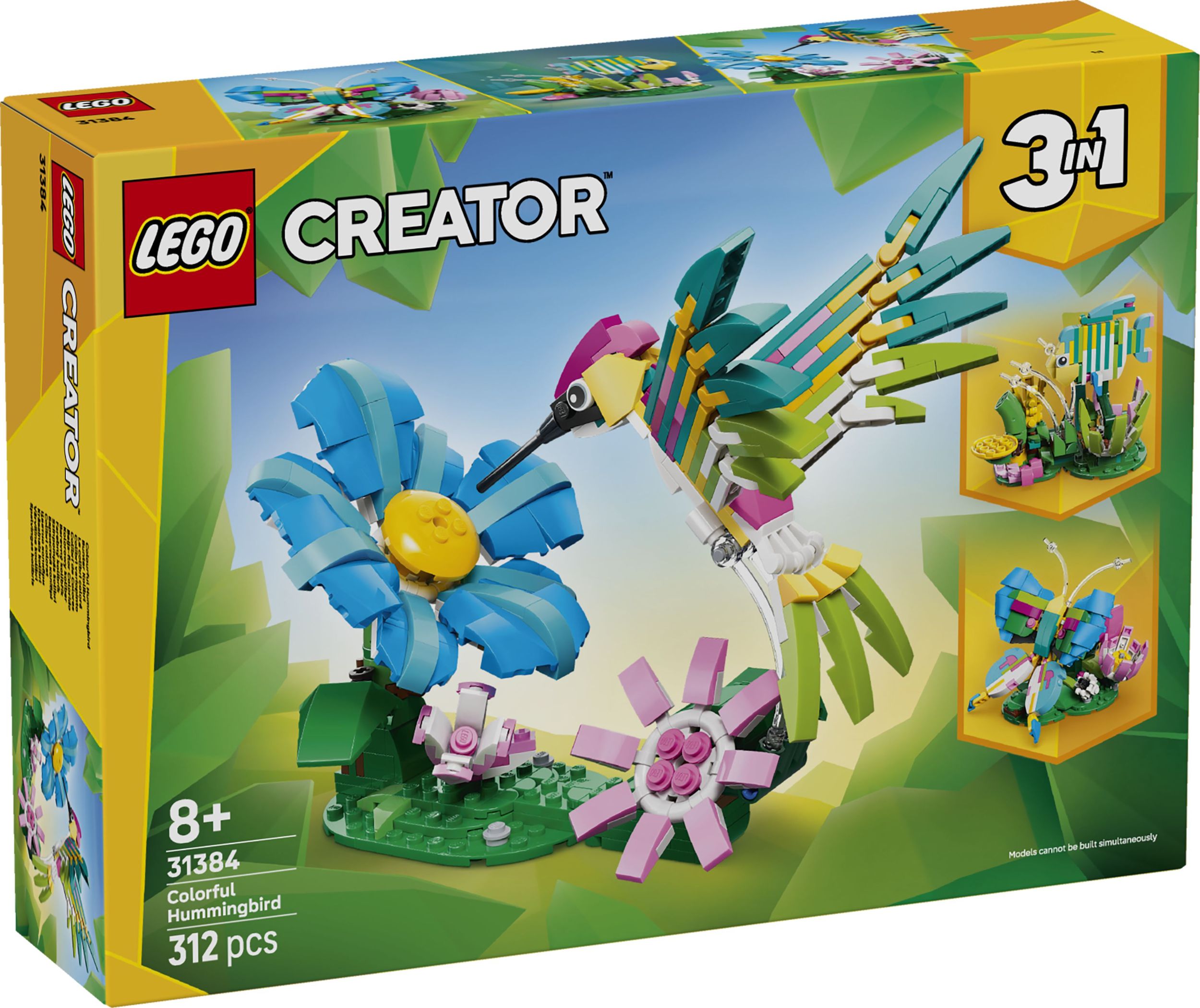 Svět dětí - LEGO® Creator 3 v 1 31384 Divoká zvířata: Barevný kolibřík
