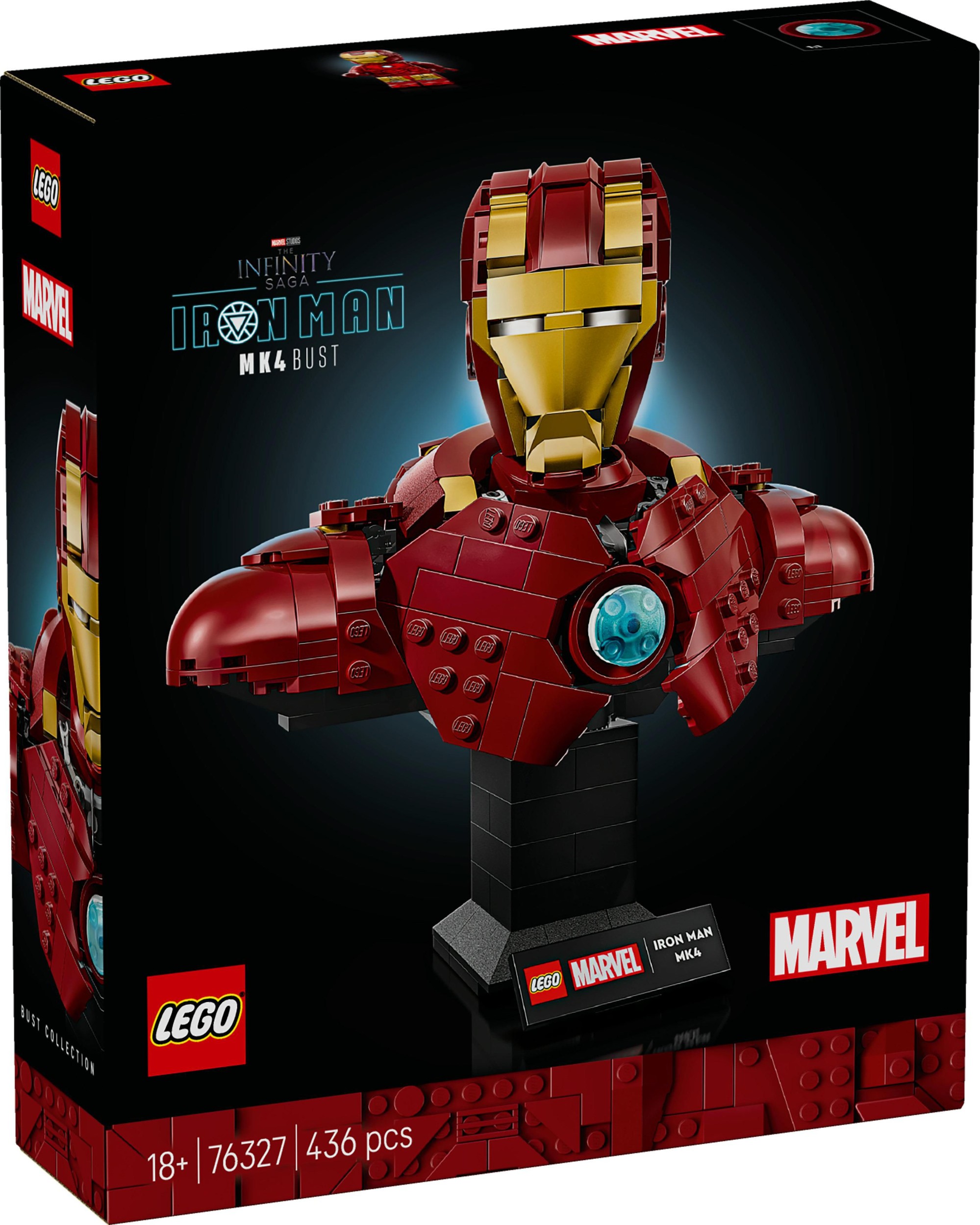 Svět dětí - LEGO®+D167:D189Marvel 76327 Busta Iron Man MK4