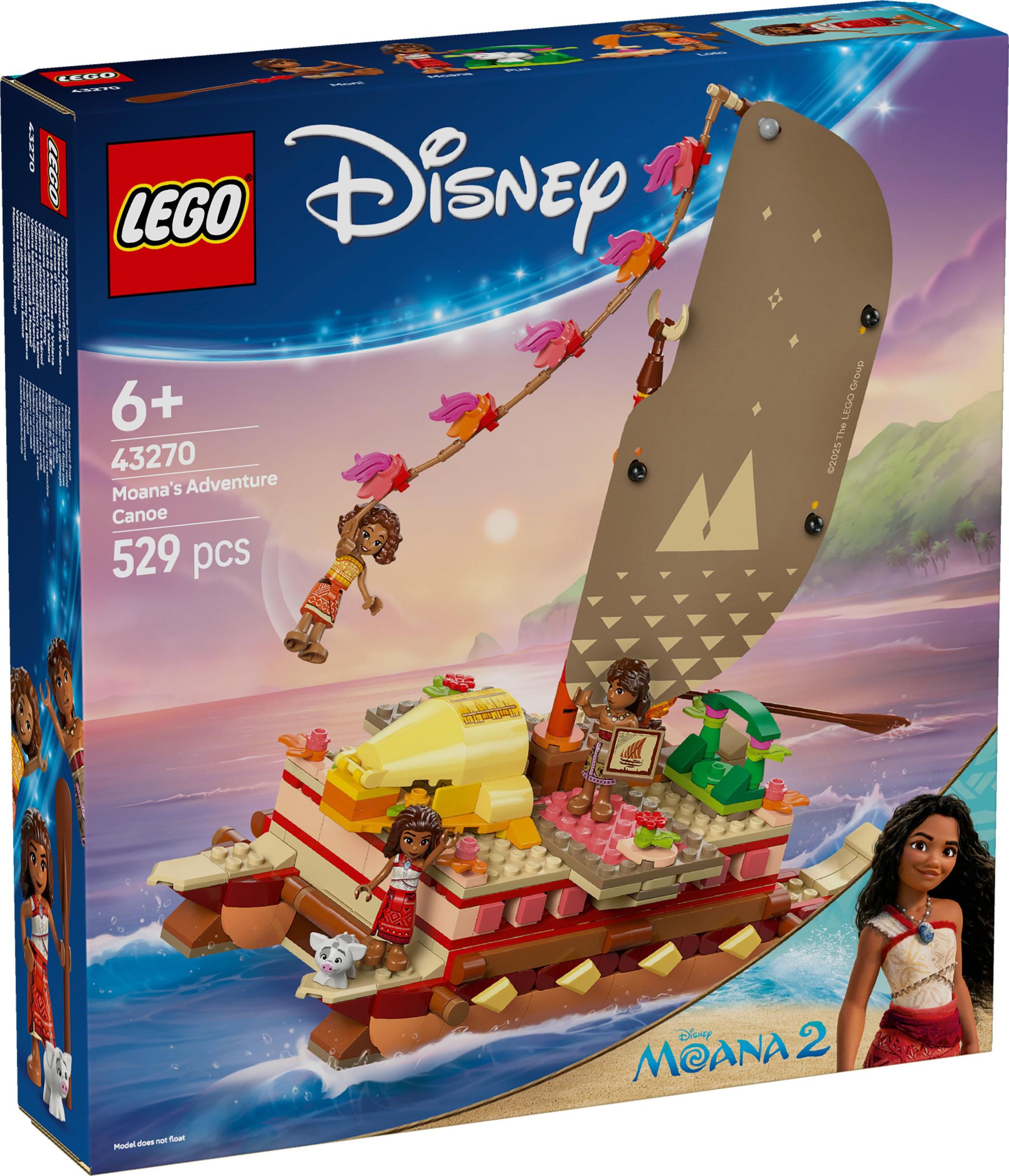 Svět dětí - LEGO® Disney 43270 Vaiana a dobrodružství na kánoi