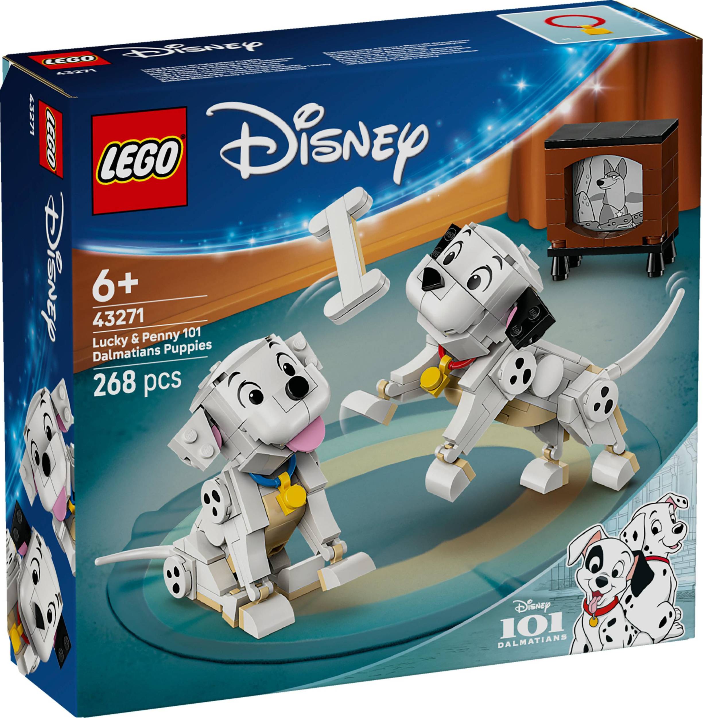 Svět dětí - LEGO® Disney 43271 Štěňátka Štístko a Penny z filmu 101 dalmatinů