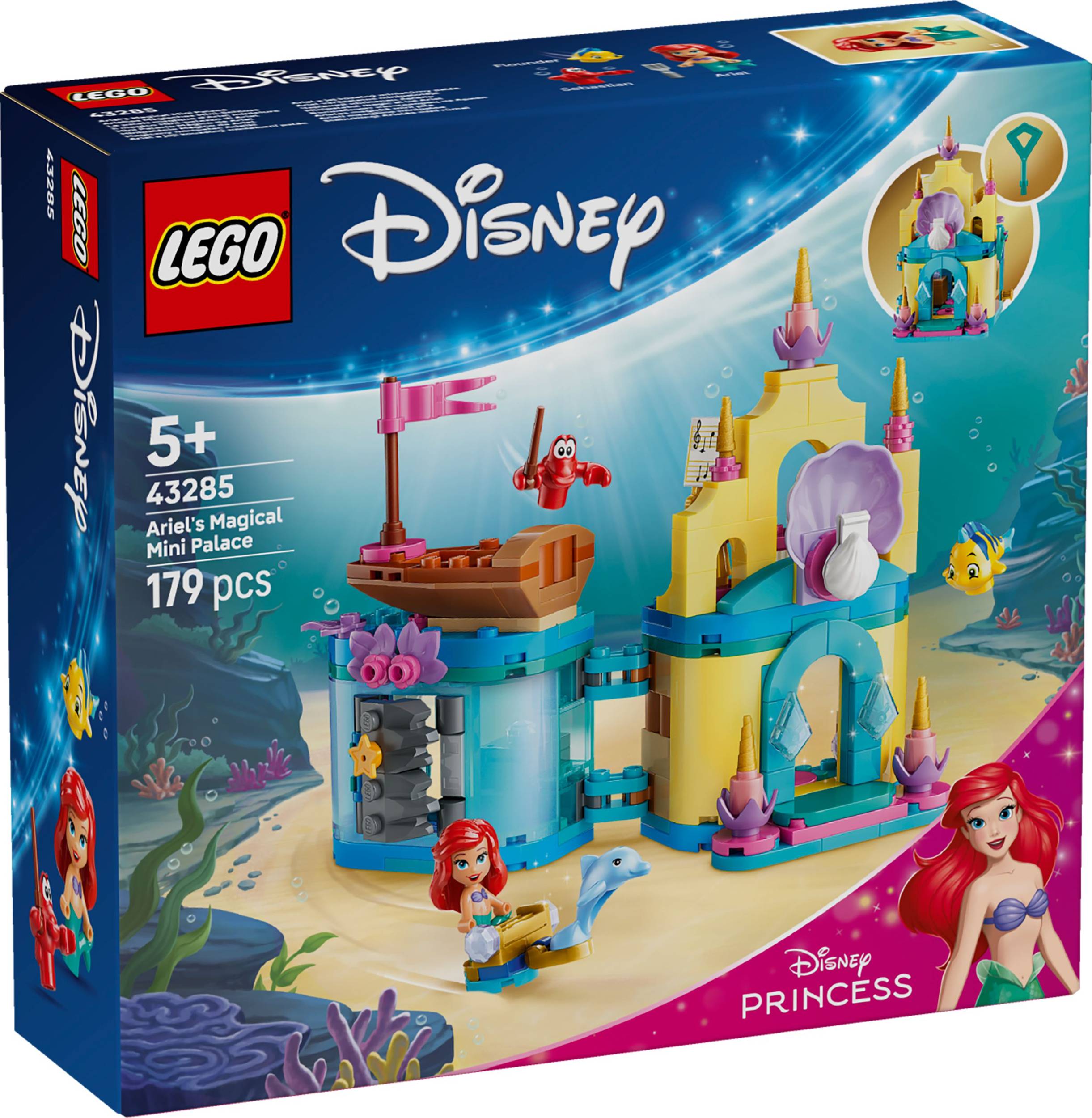 Svět dětí - LEGO® Disney 43285 Ariel a její kouzelný miniaturní palác