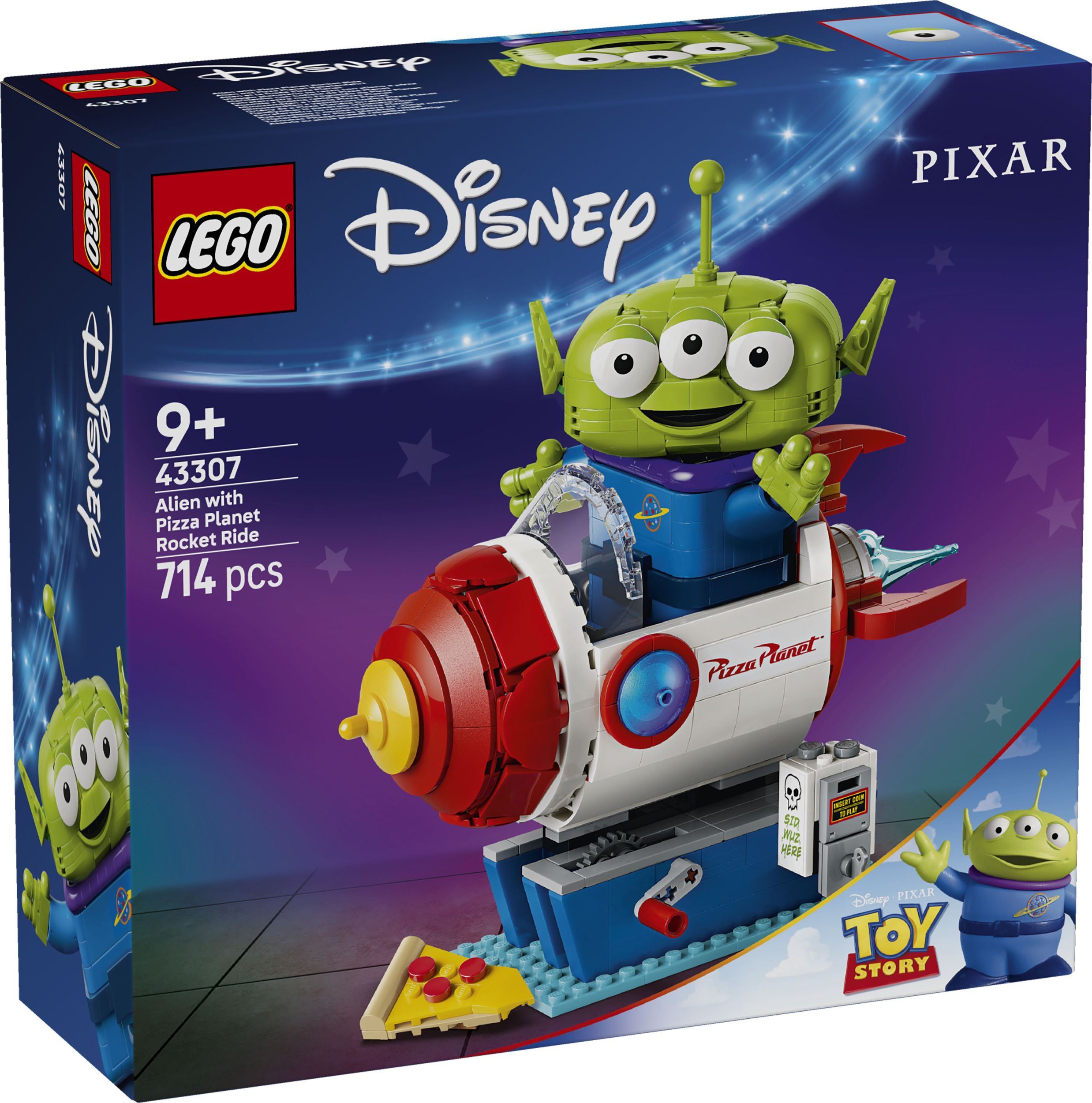 Svět dětí - LEGO® Disney a Pixar 43307 Mimozemšťan a raketa Pizza Planet