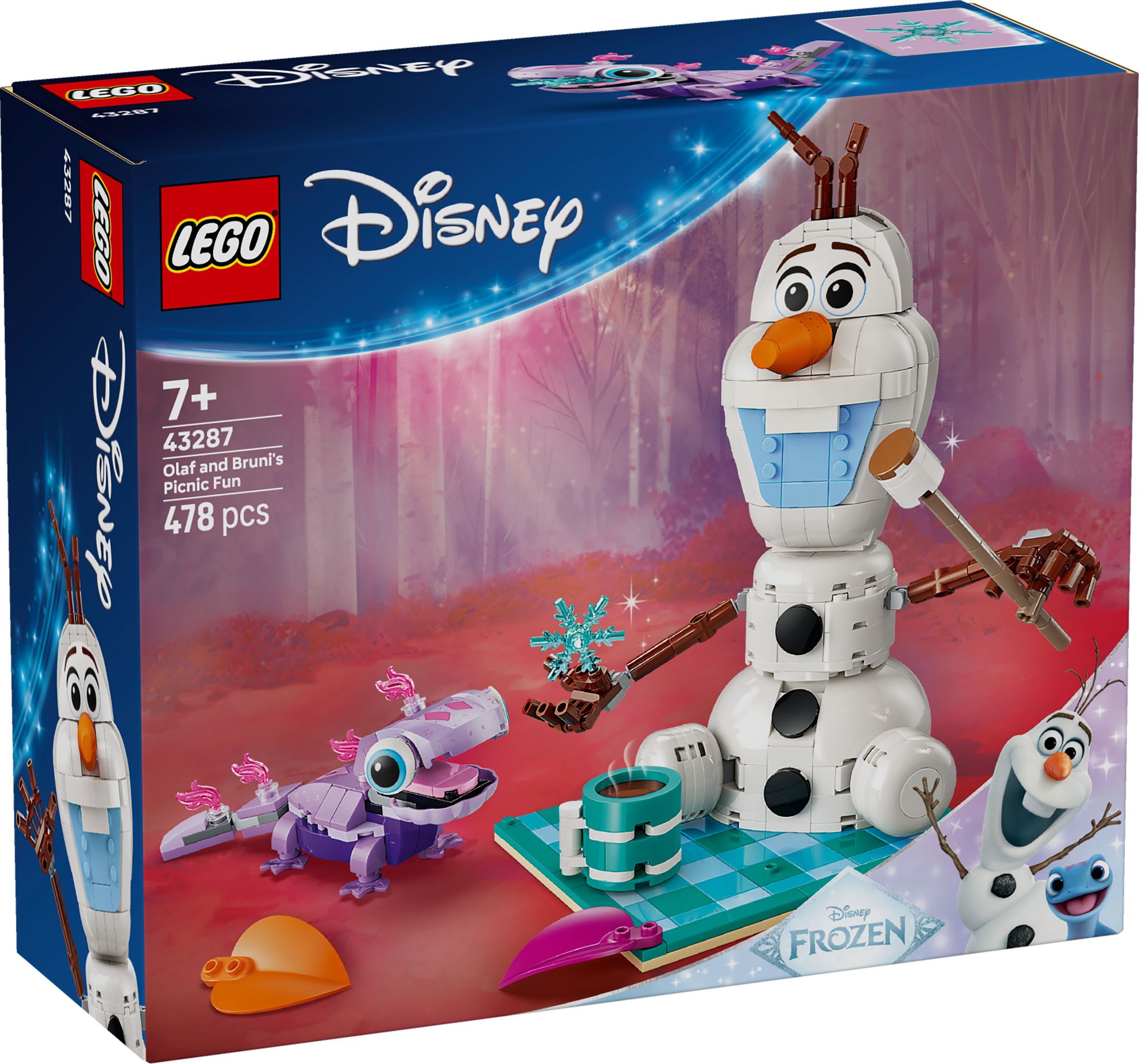 Svět dětí - LEGO® Disney Ledové království 43287 Olaf a Bruni na zábavném pikniku