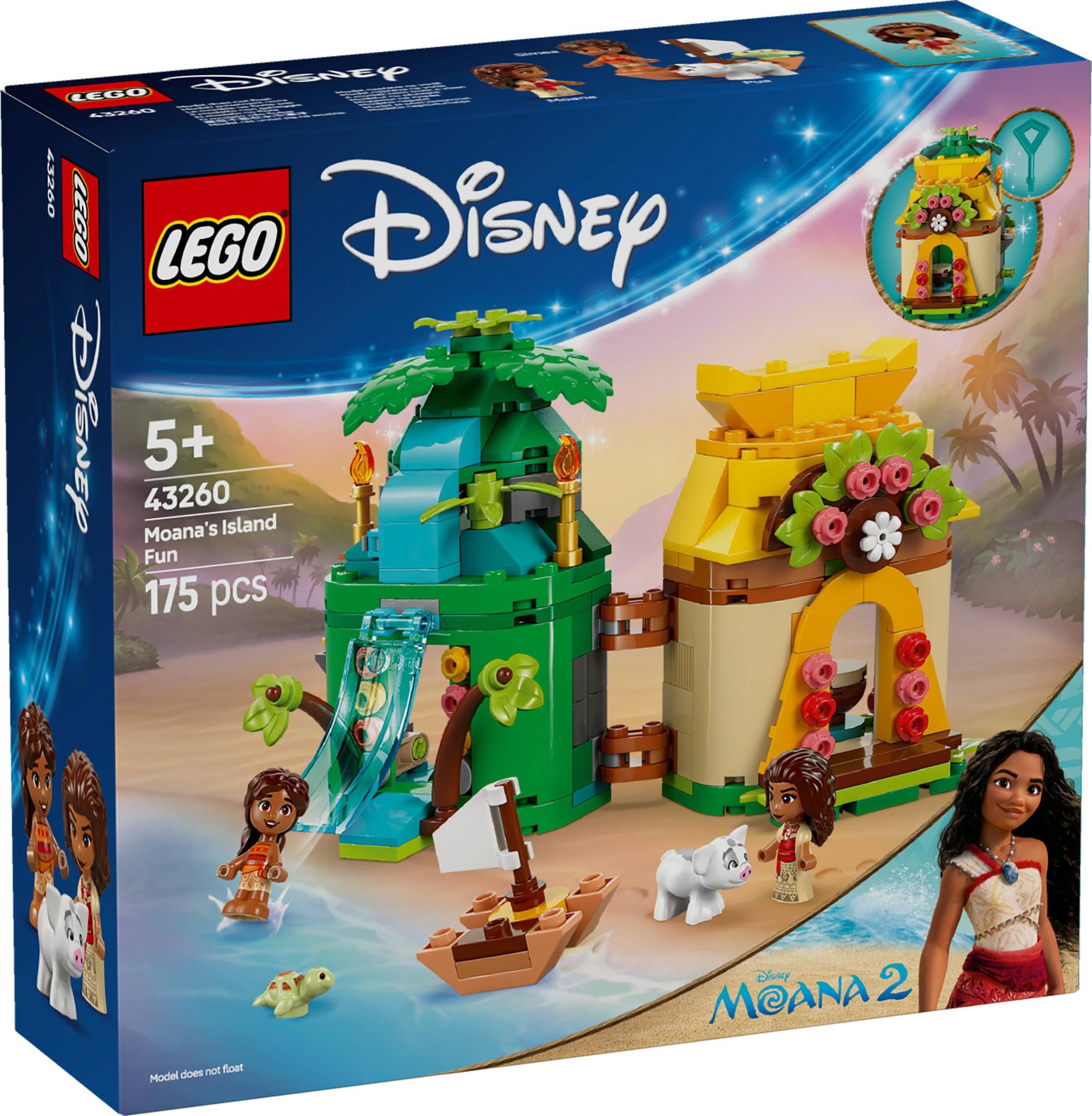 Svět dětí - LEGO Disney Princess 43260 Vaiana a zábava na ostrově