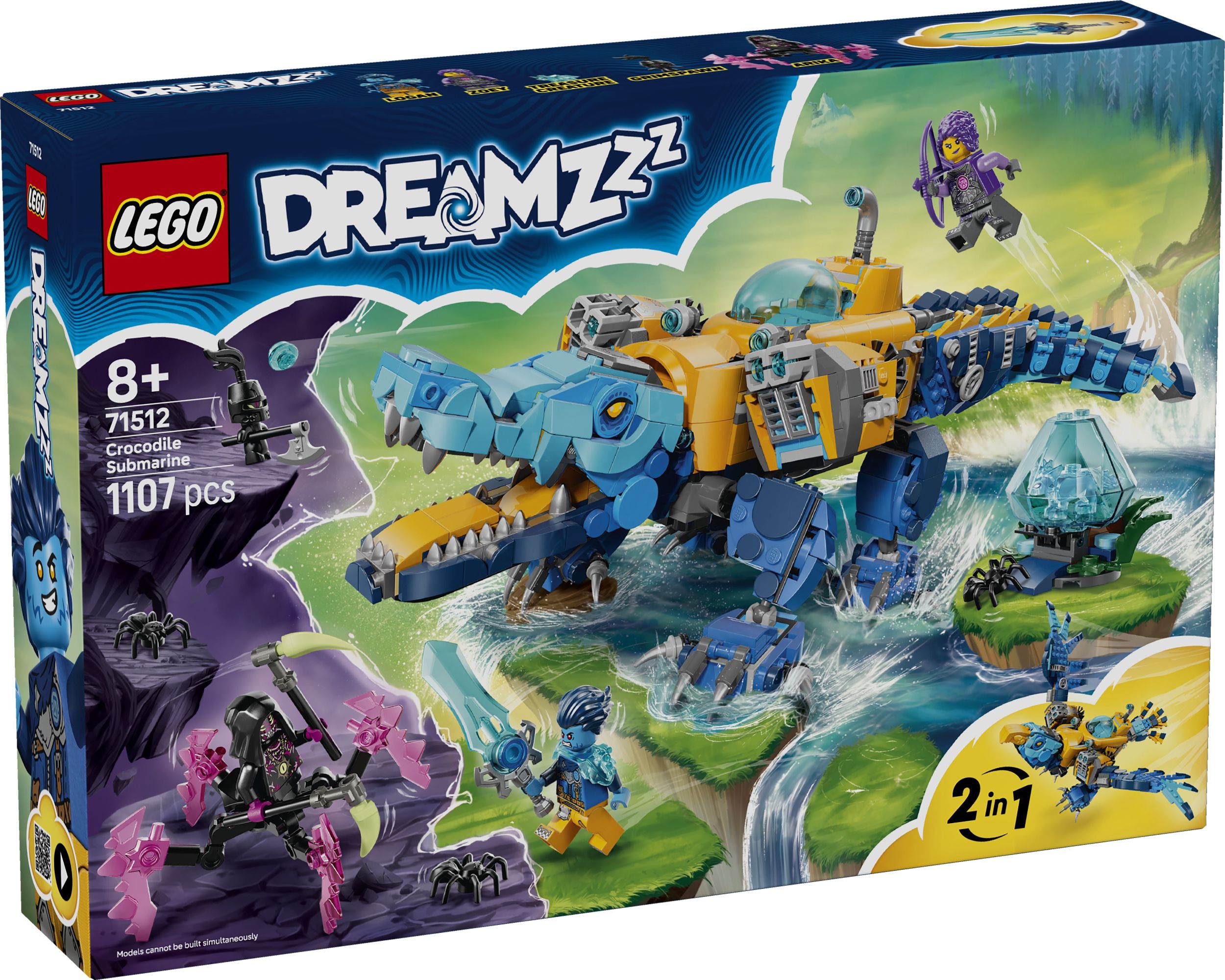 Svět dětí - LEGO® DREAMZzz™ 71512 Krokodýlí ponorka