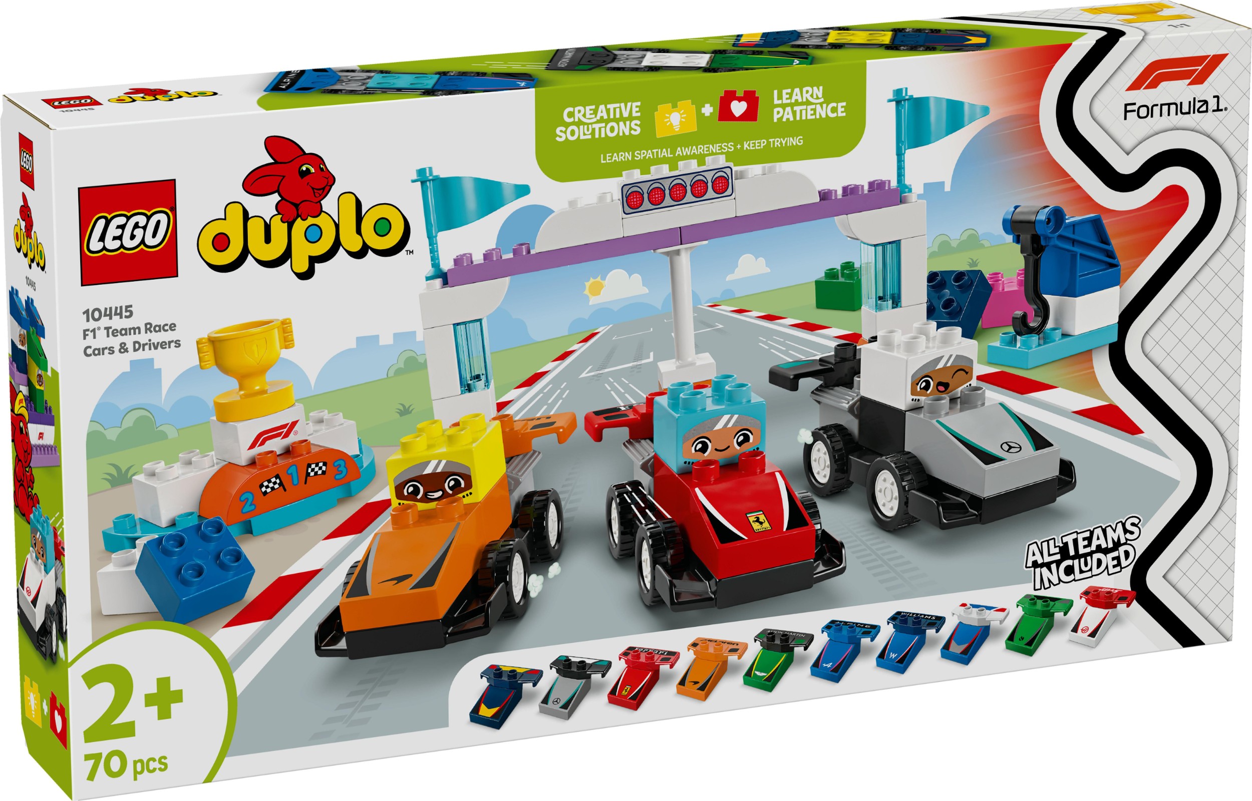 Svět dětí - LEGO® Duplo 10445 Závodní auta a řidiči týmu F1