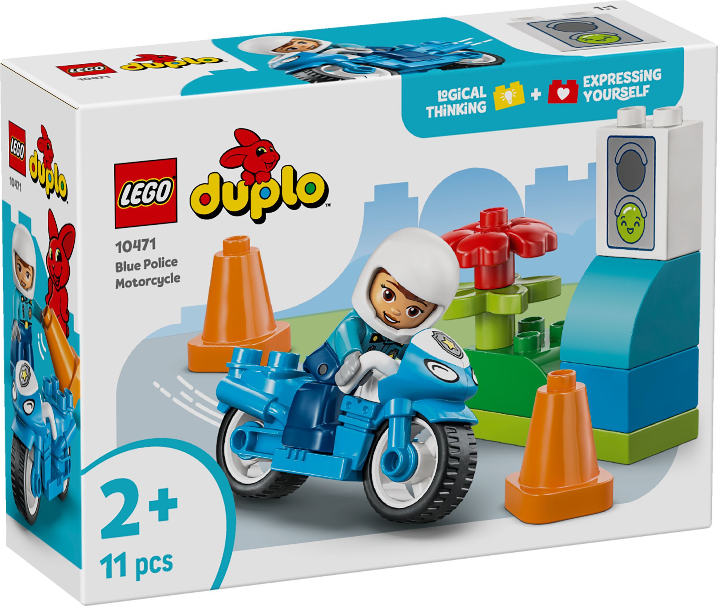 Svět dětí - LEGO® DUPLO® 10471 Modrá policejní motorka