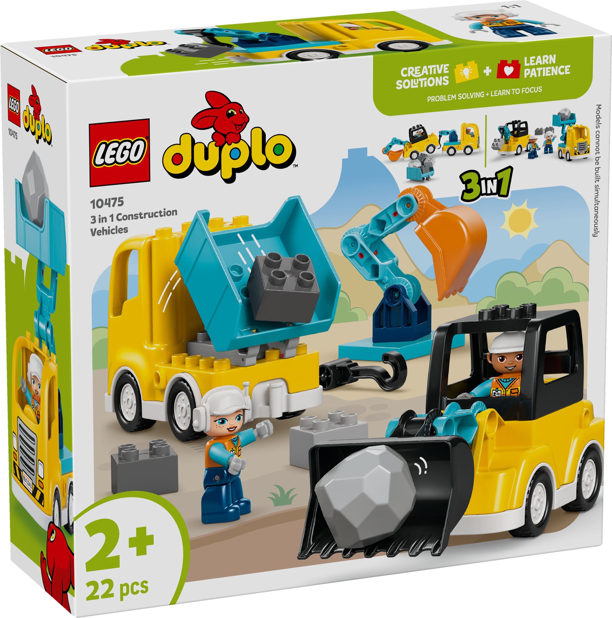 Svět dětí - LEGO® DUPLO® 10475 Vozidla na stavbě 3 v 1