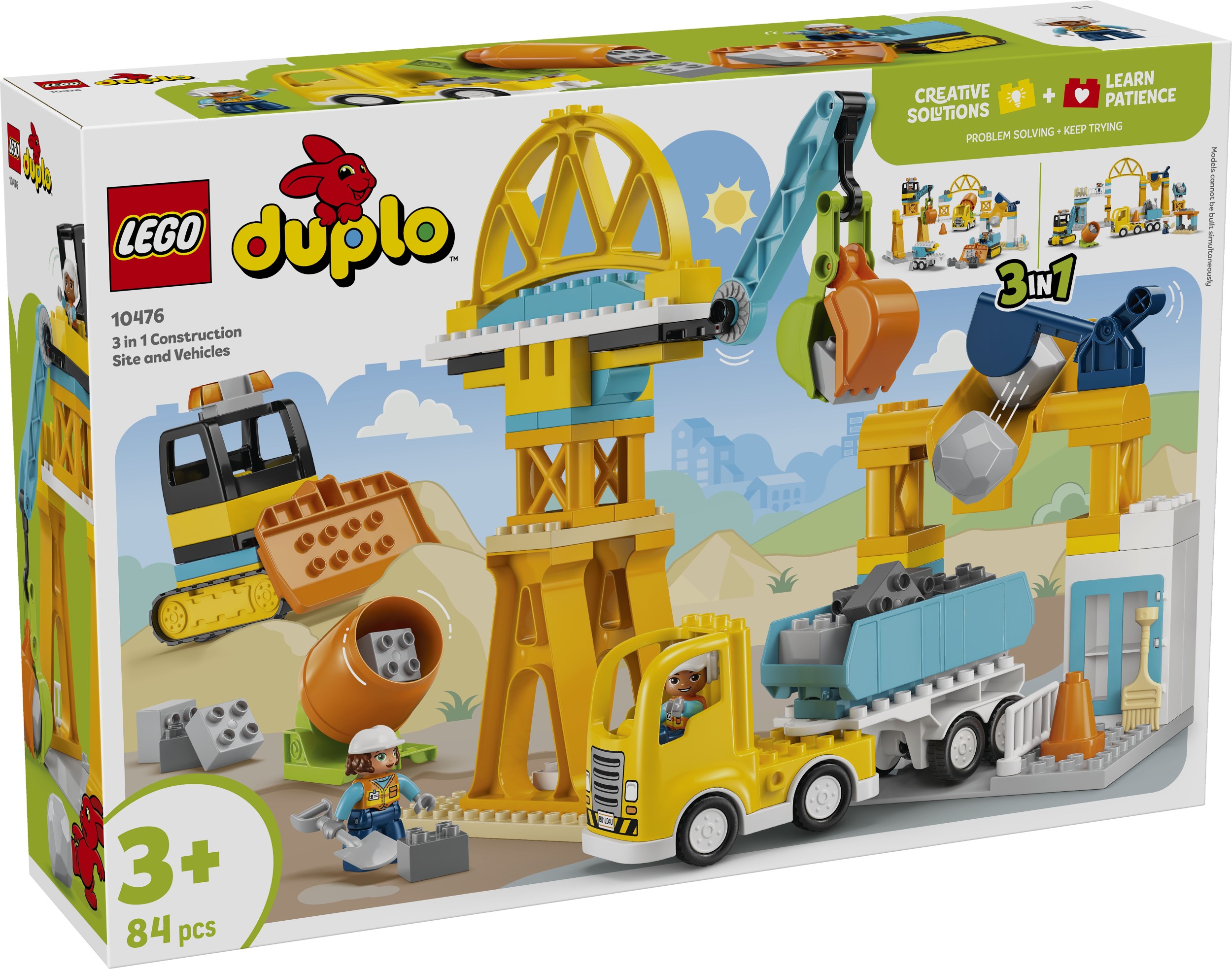 Svět dětí - LEGO® DUPLO® 10476 Staveniště a vozidla 3 v 1