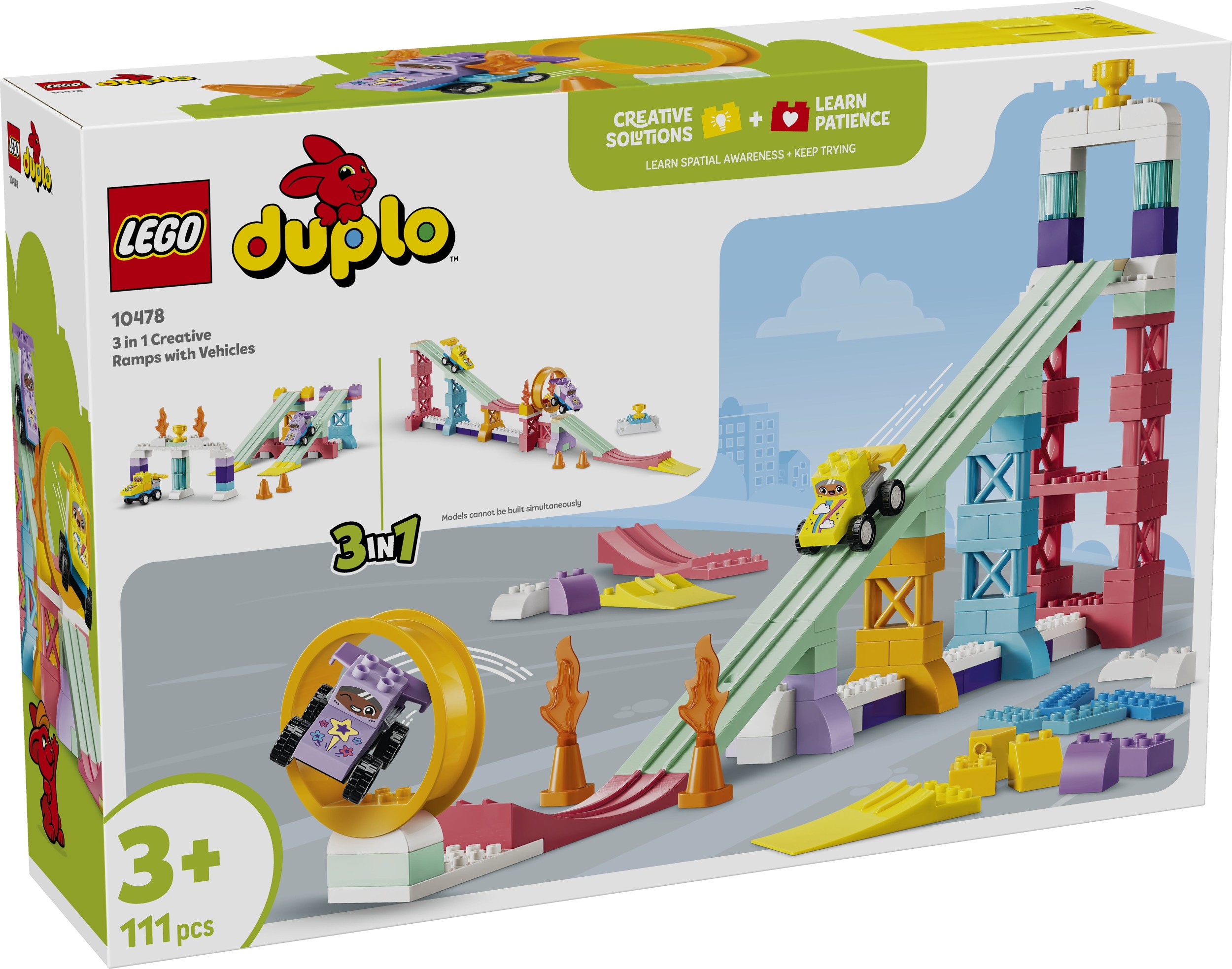 Svět dětí - LEGO® DUPLO® 10478 Kreativní rampy s autíčky 3 v 1