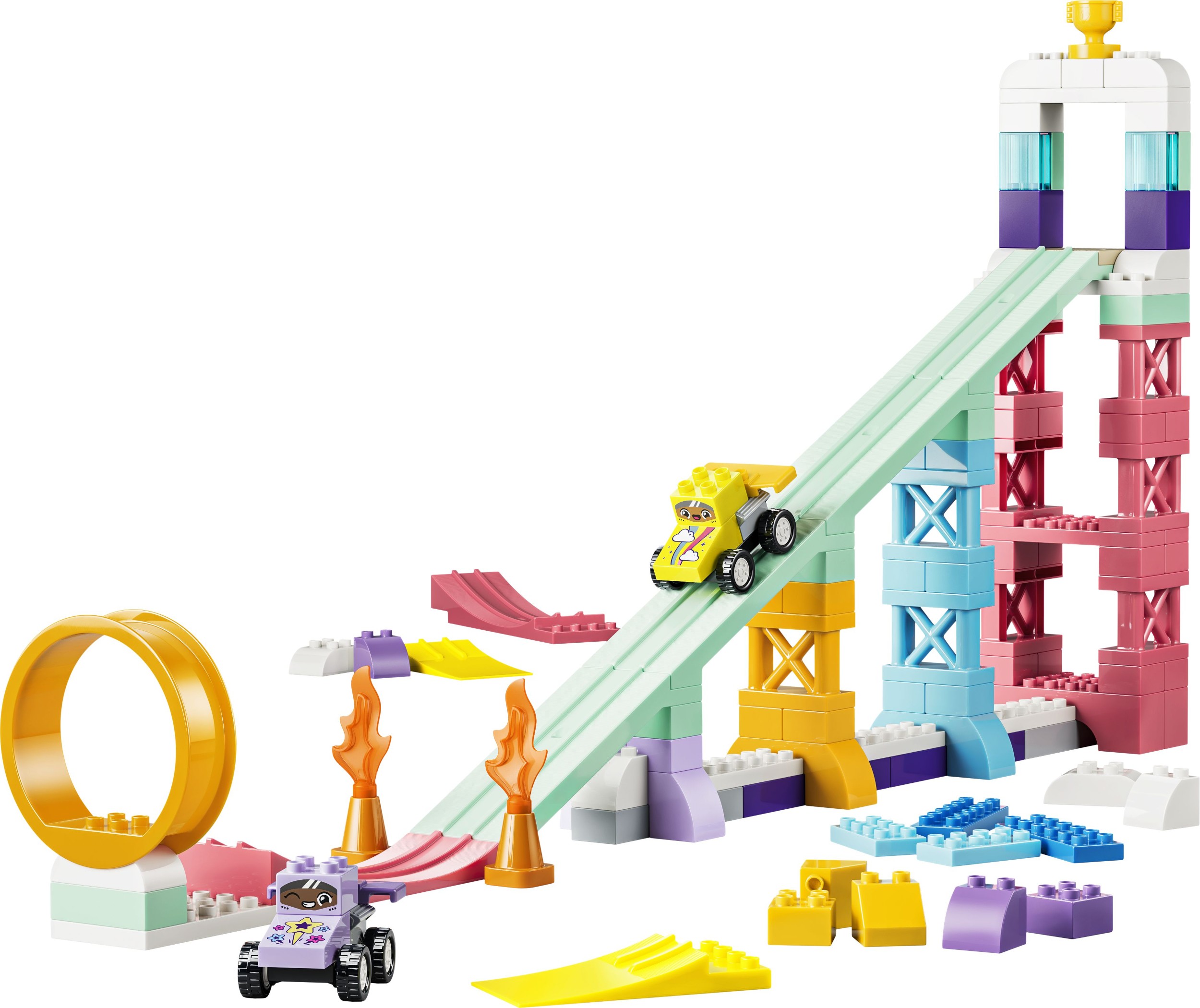 LEGO® DUPLO® 10478 Kreativní rampy s autíčky 3 v 1-0